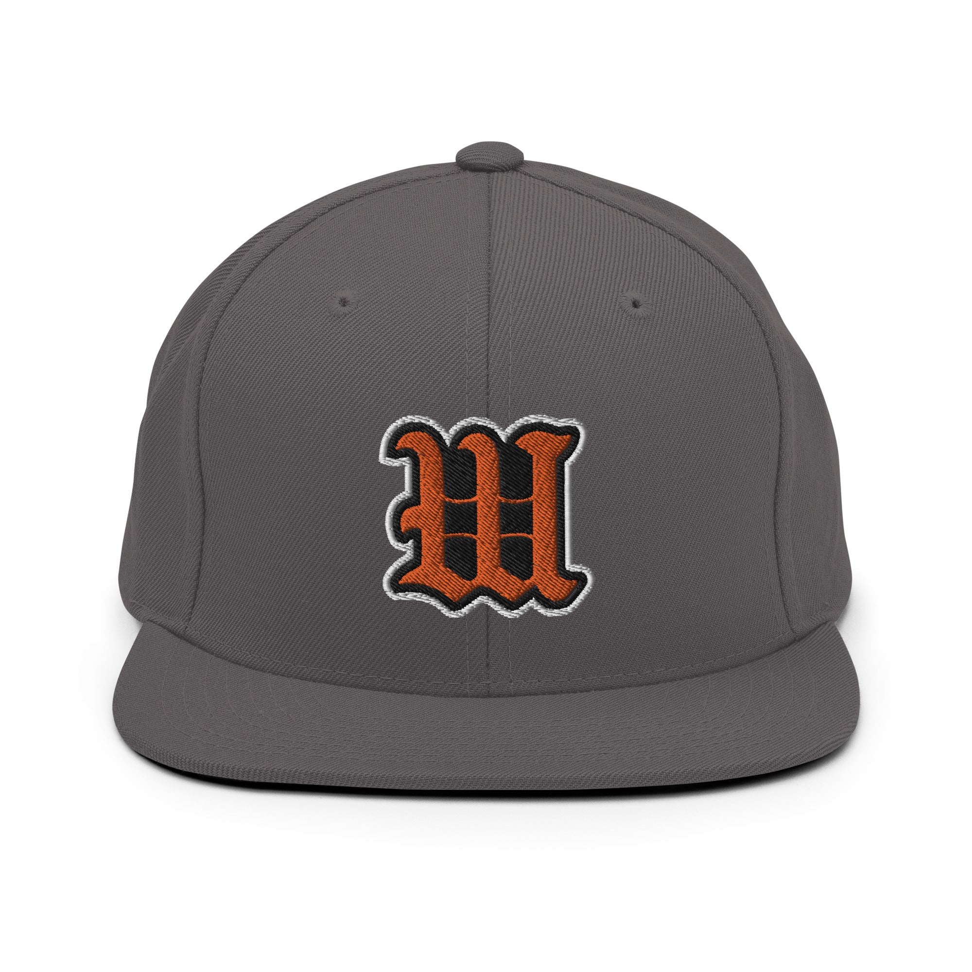 White Bear Lake Baseball Blackletter W Snapback Hat