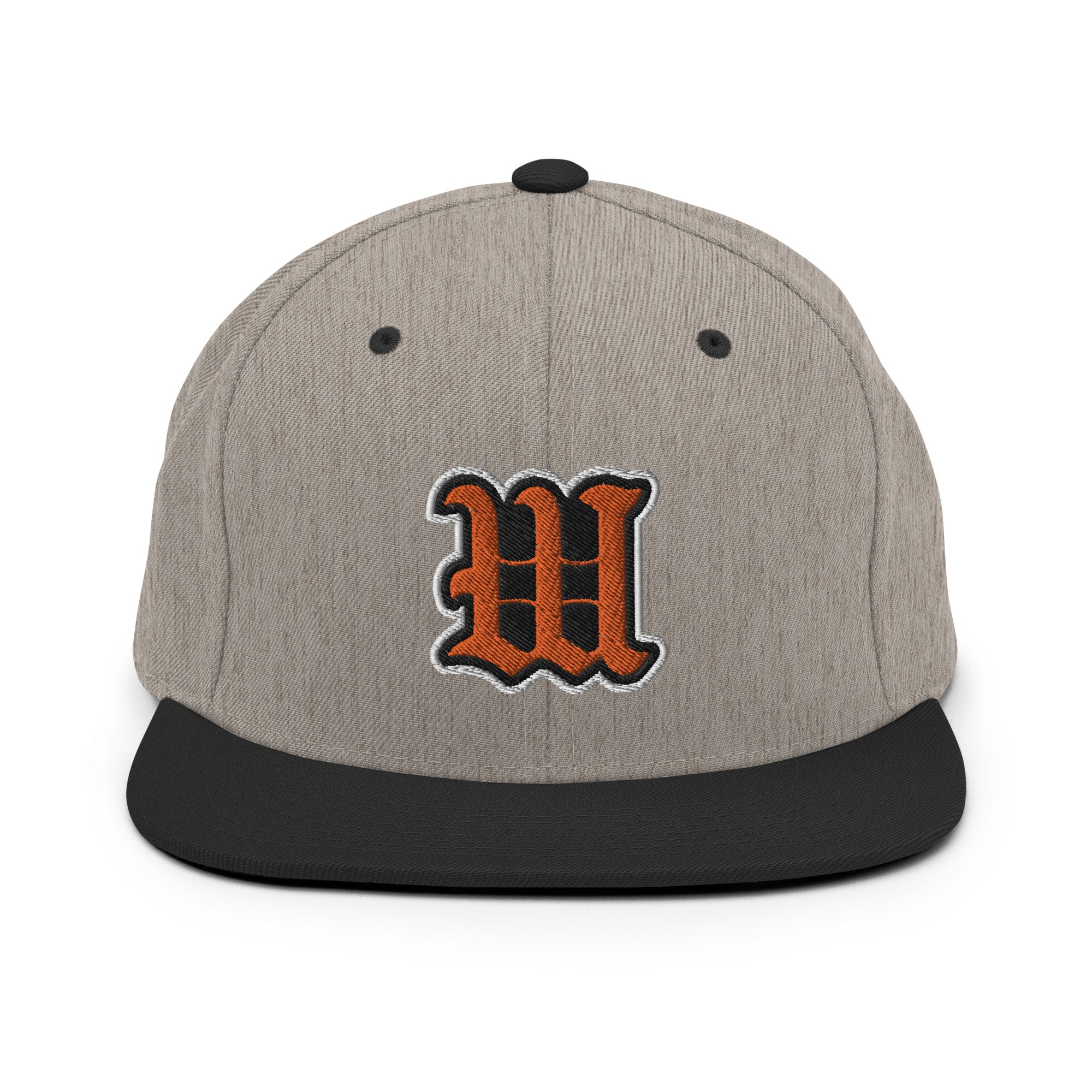 White Bear Lake Baseball Blackletter W Snapback Hat