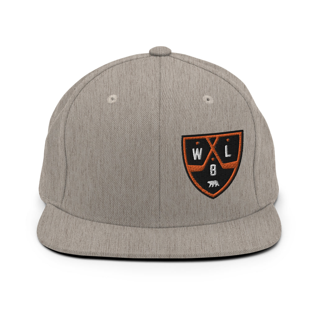 White Bear Lake Hockey Shield Snapback Hat