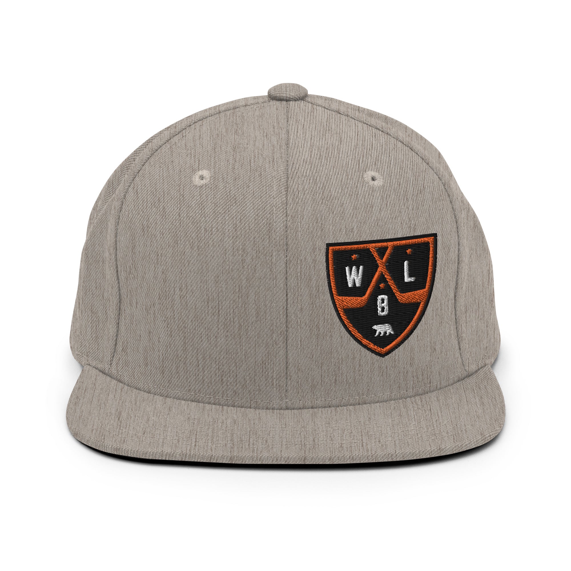 White Bear Lake Hockey Shield Snapback Hat