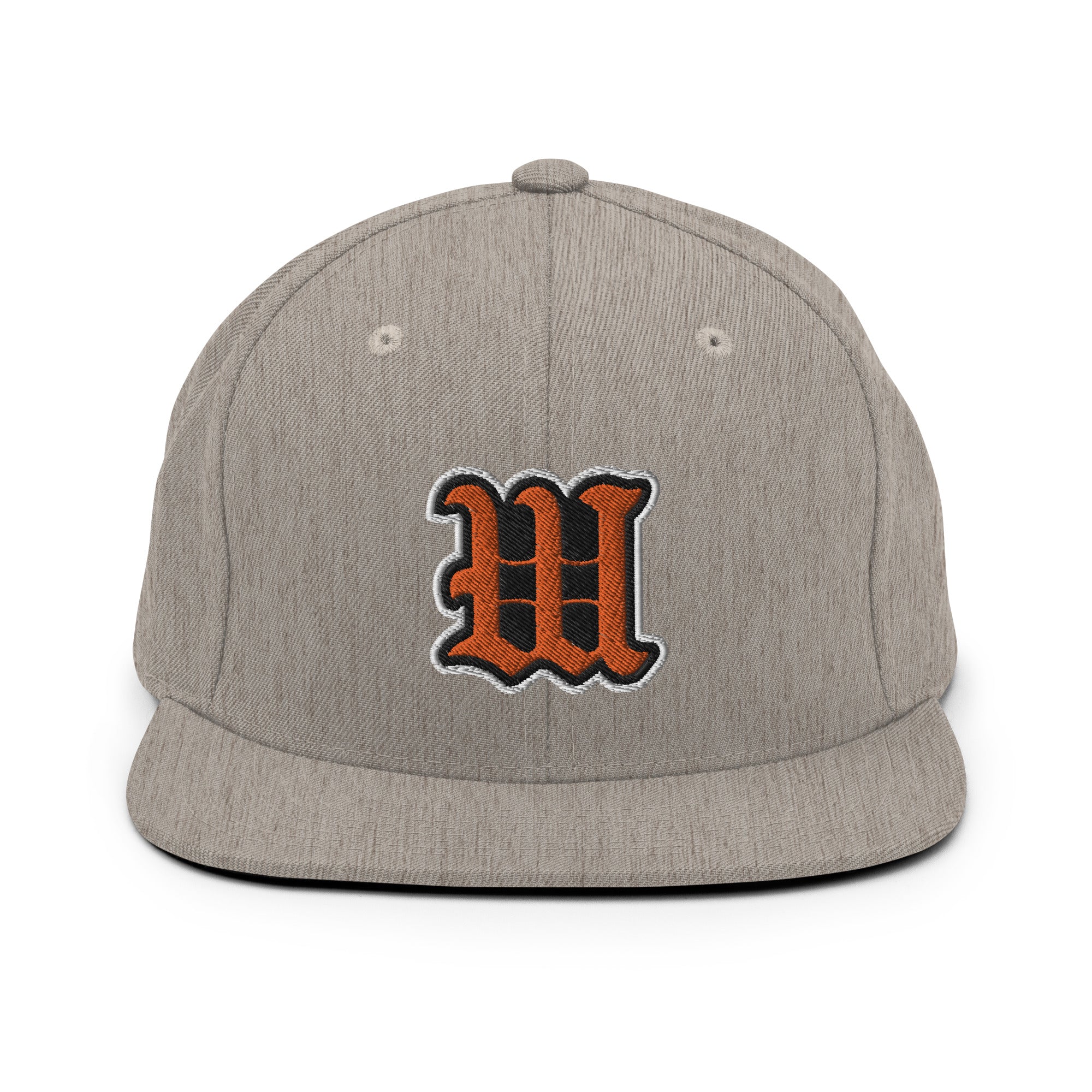 White Bear Lake Baseball Blackletter W Snapback Hat