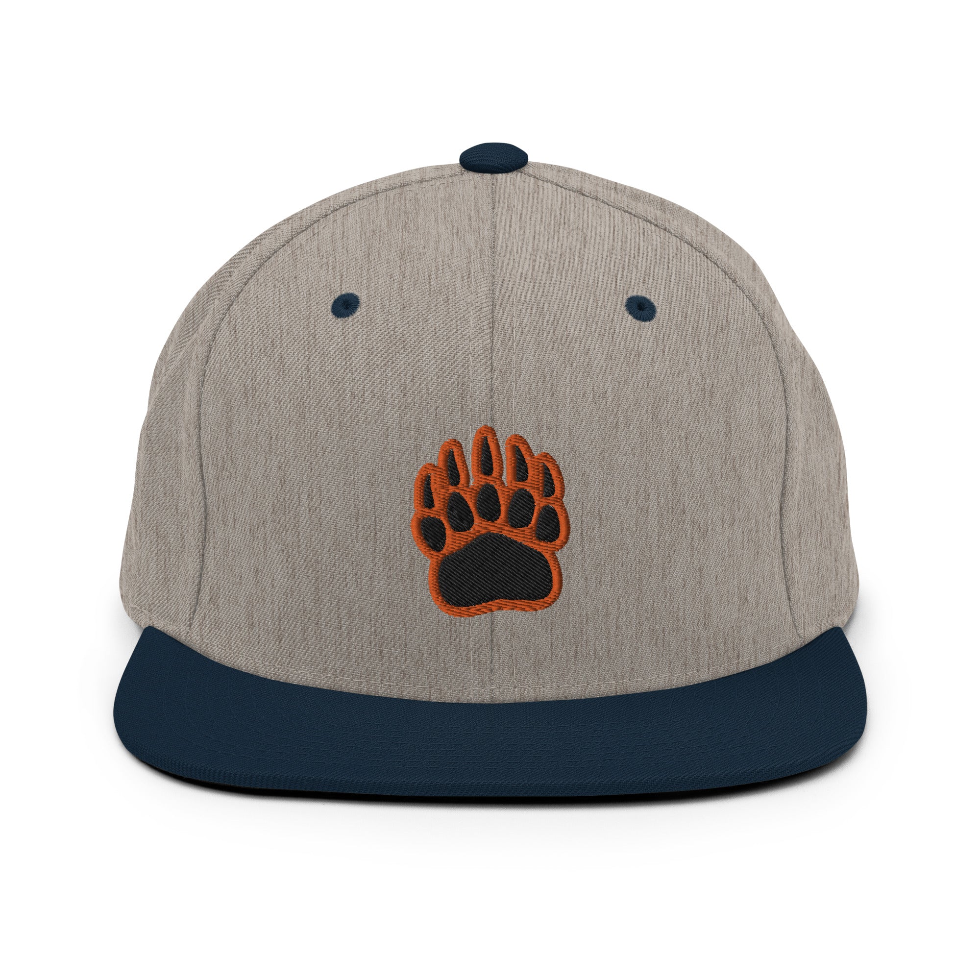 White Bear Lake Baseball Bear Track Snapback Hat
