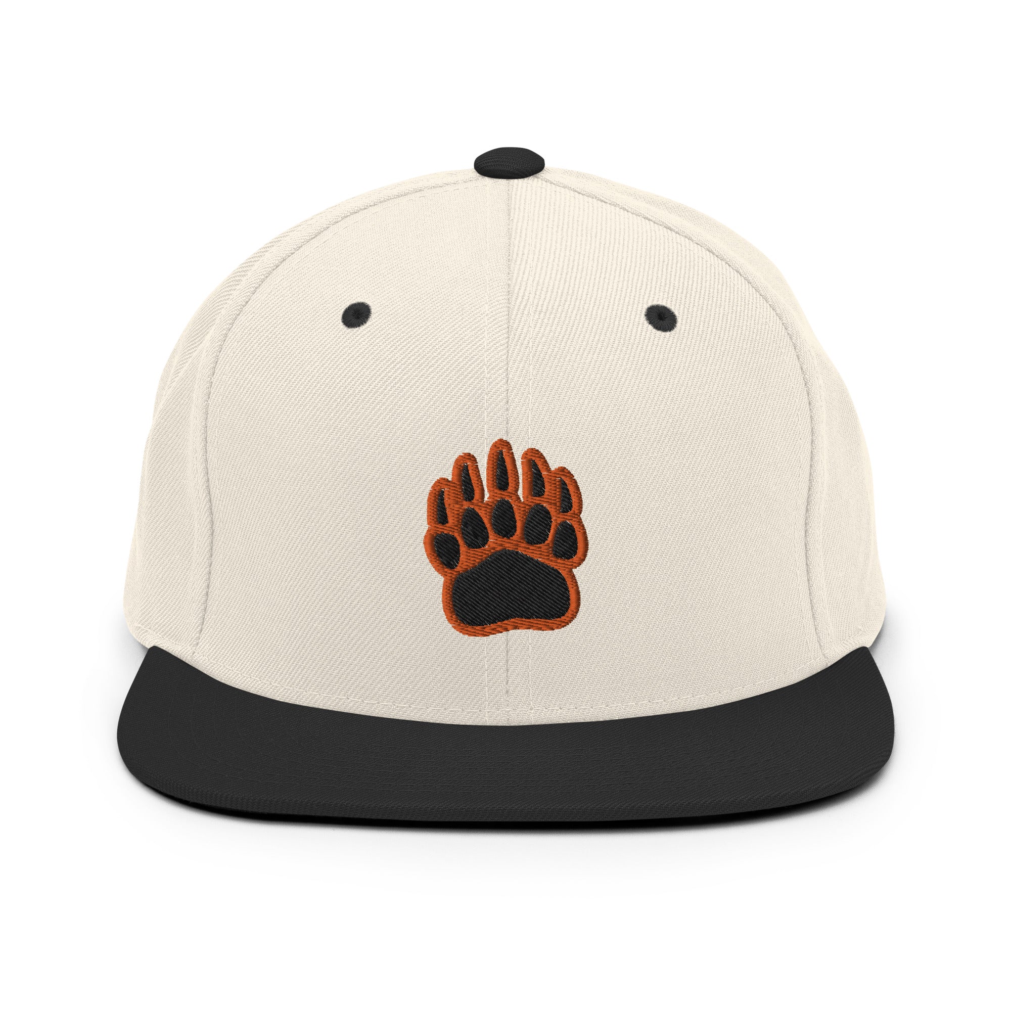 White Bear Lake Baseball Bear Track Snapback Hat