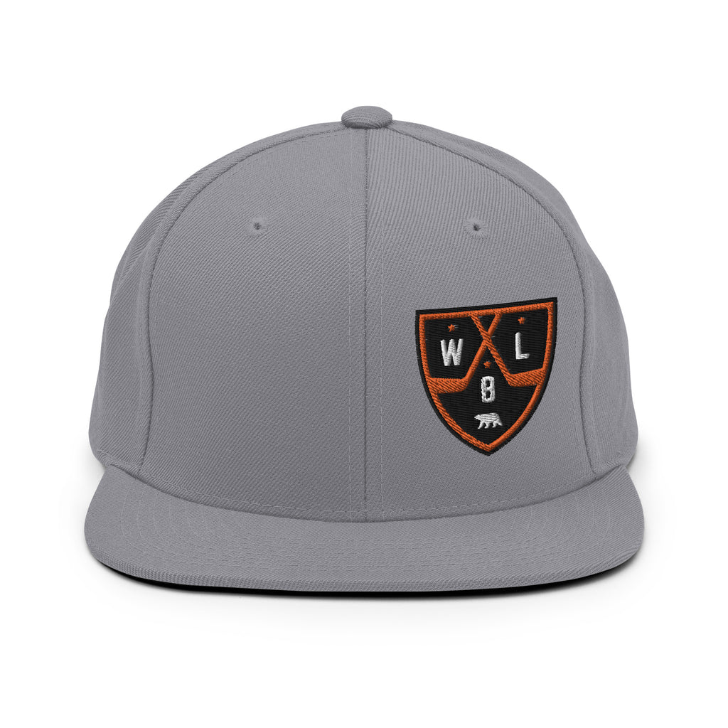 White Bear Lake Hockey Shield Snapback Hat