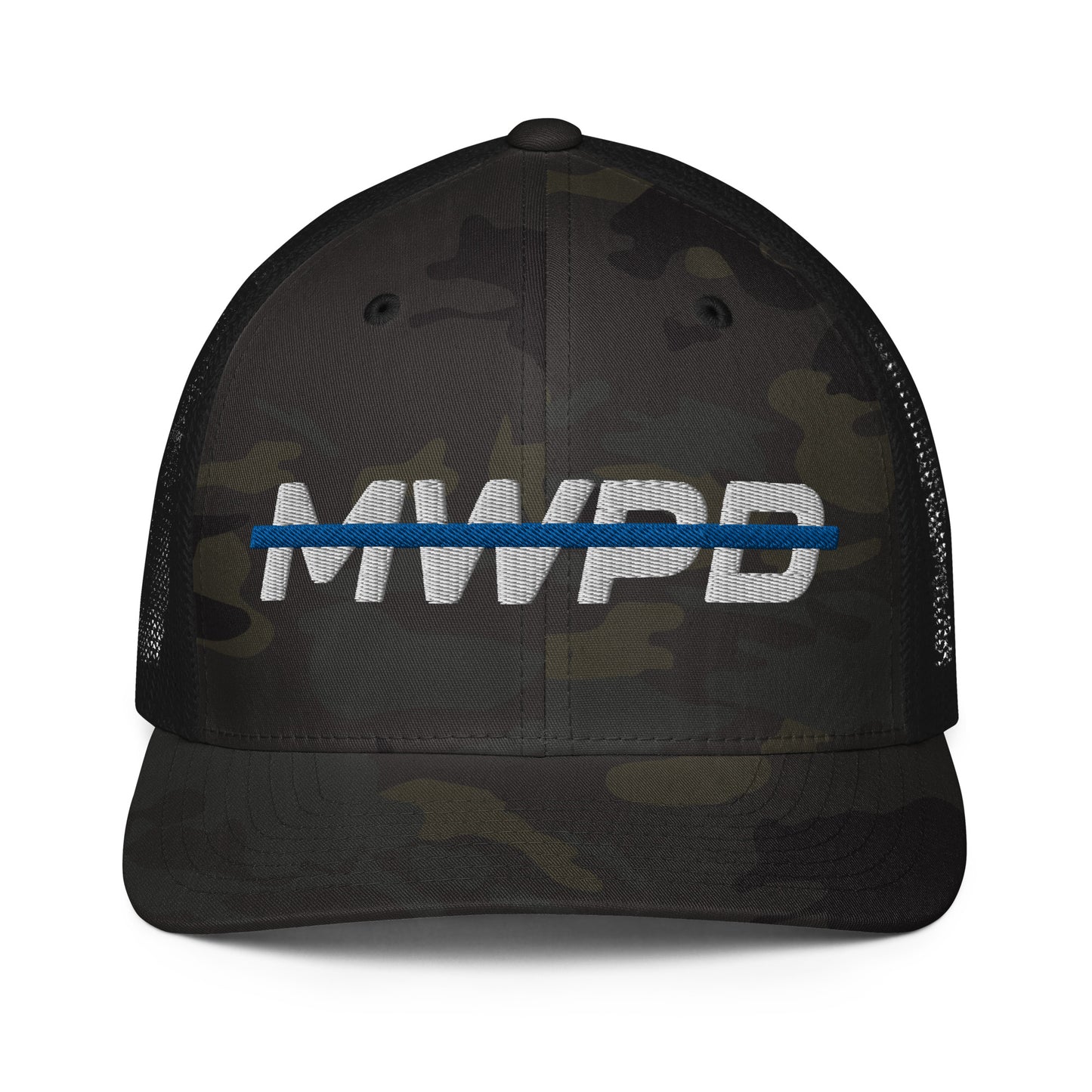 Maplewood Police Flexfit Fitted Trucker Cap