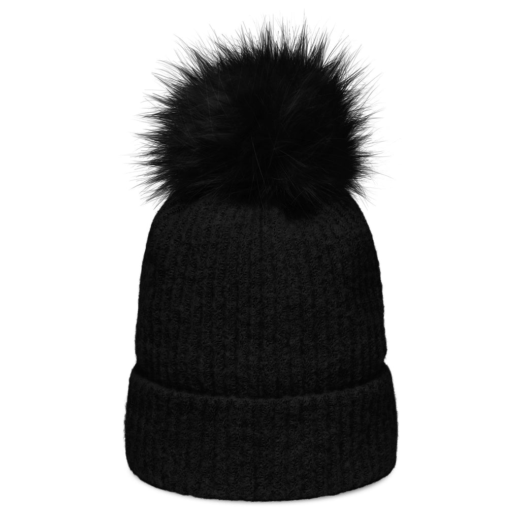 White Bear Lake Hockey Shield Columbia pom-pom beanie