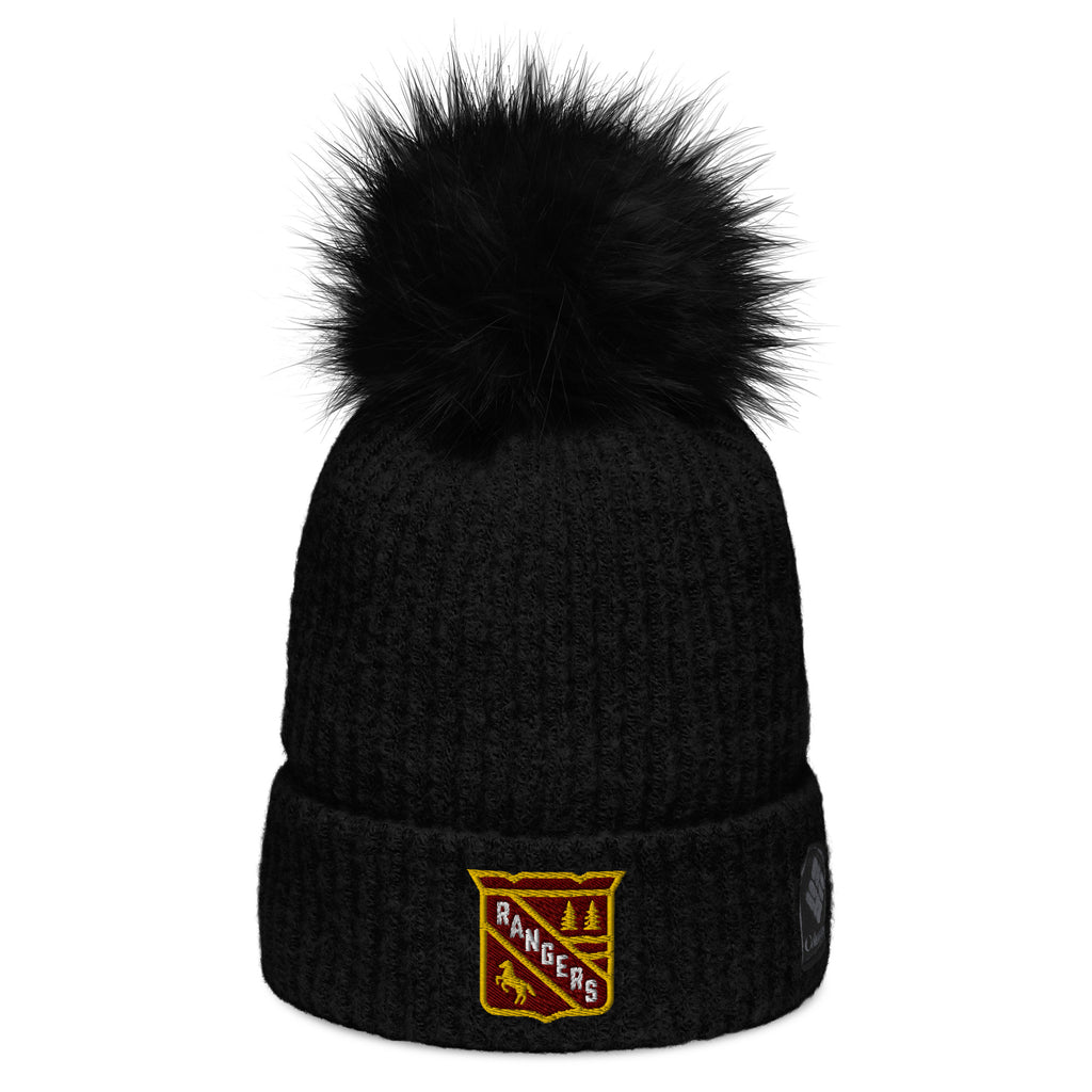 Forest Lake Hockey Ranger Shield Columbia pom-pom beanie