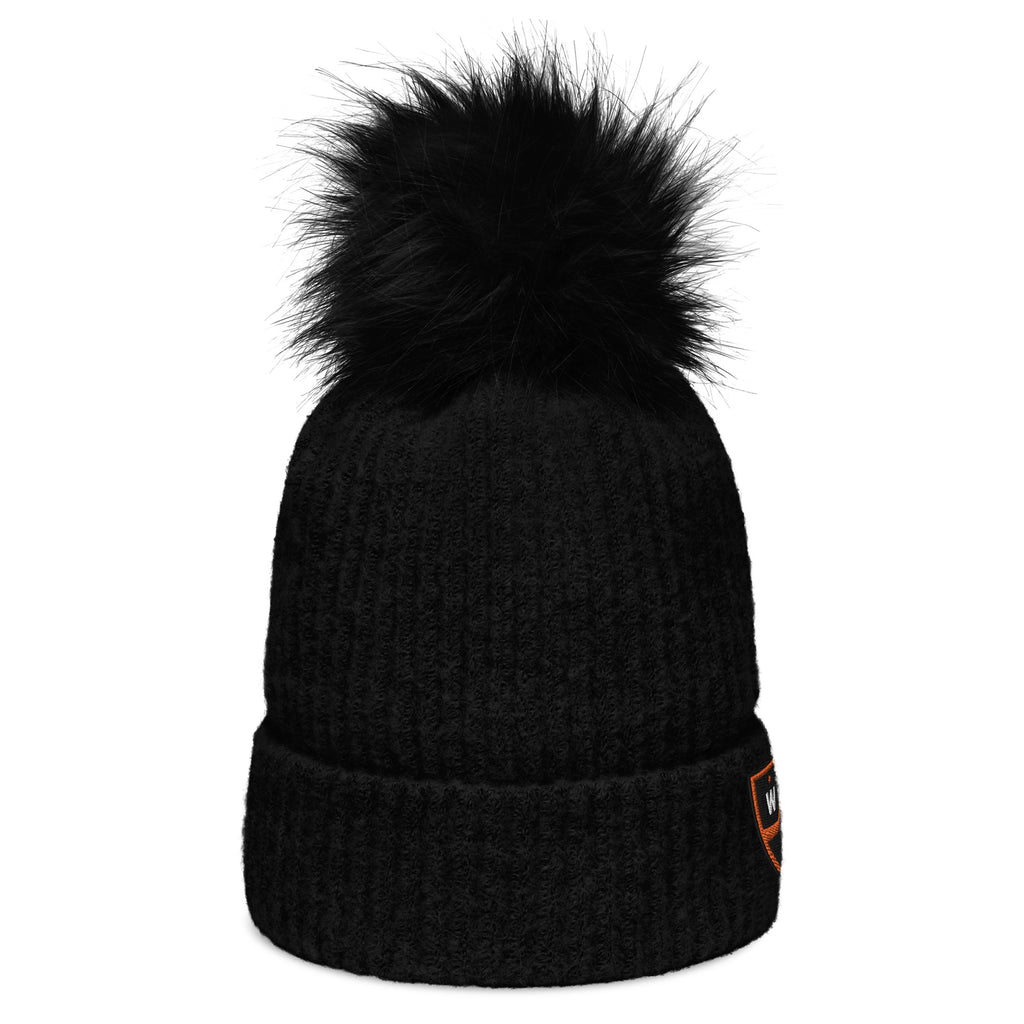 White Bear Lake Hockey Shield Columbia pom-pom beanie