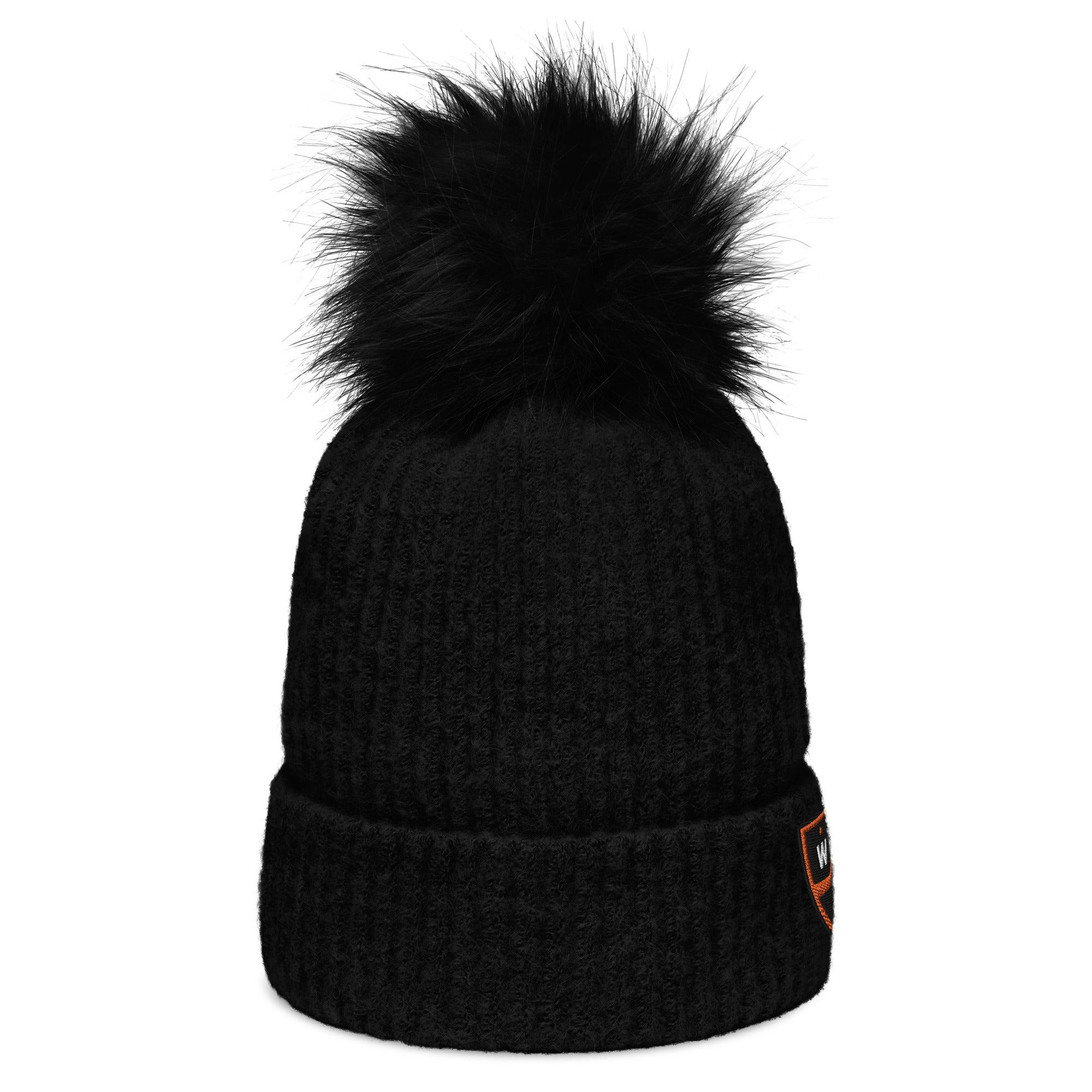 White Bear Lake Hockey Shield Columbia pom-pom beanie