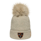 White Bear Lake Hockey Shield Columbia pom-pom beanie