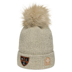 White Bear Lake Hockey Shield Columbia pom-pom beanie
