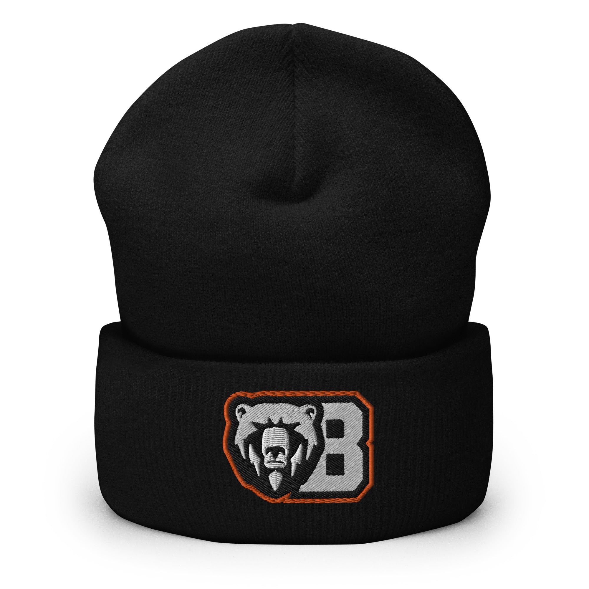 White Bear Lake Football Angry Bear B Cuffed Beanie