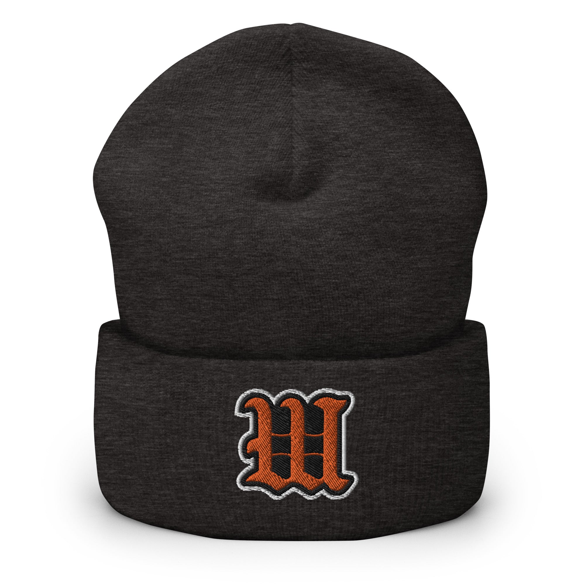 White Bear Lake Baseball Blackletter W Cuffed Beanie