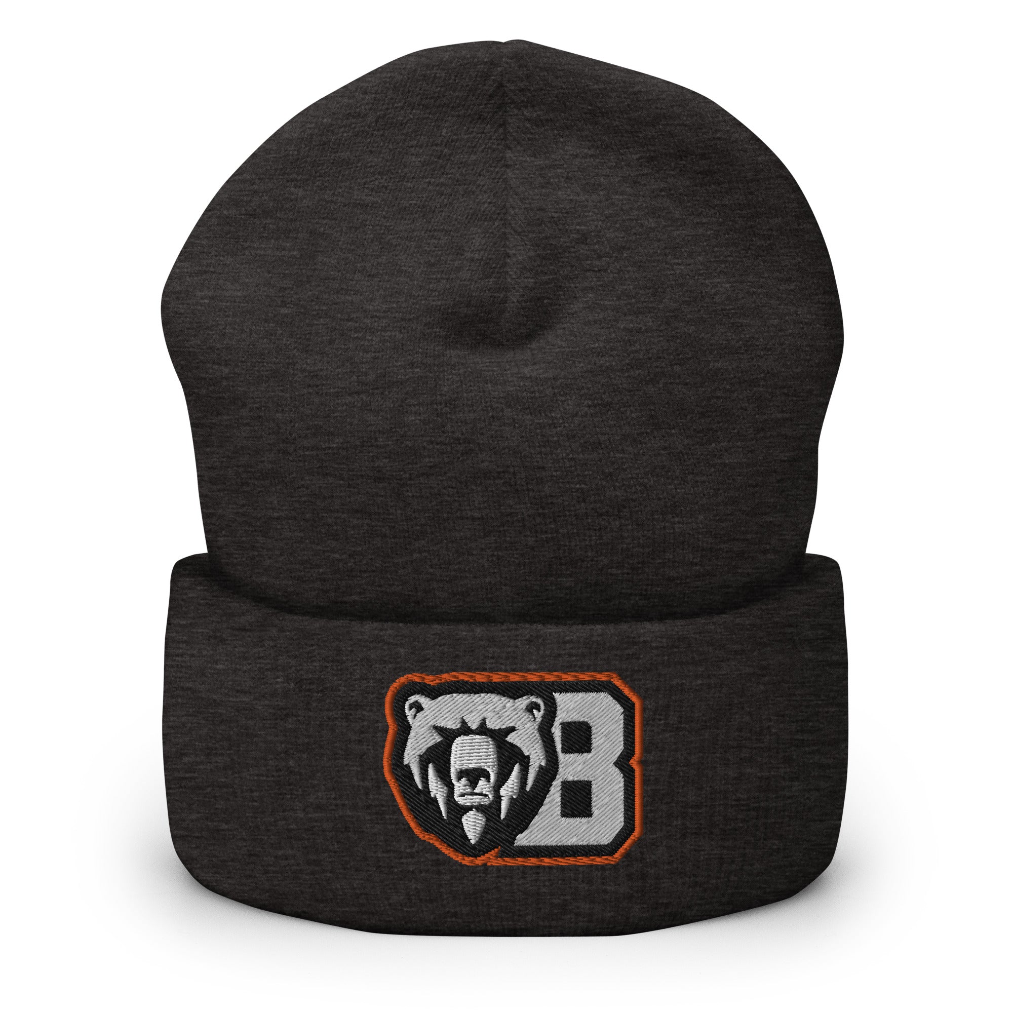 White Bear Lake Football Angry Bear B Cuffed Beanie