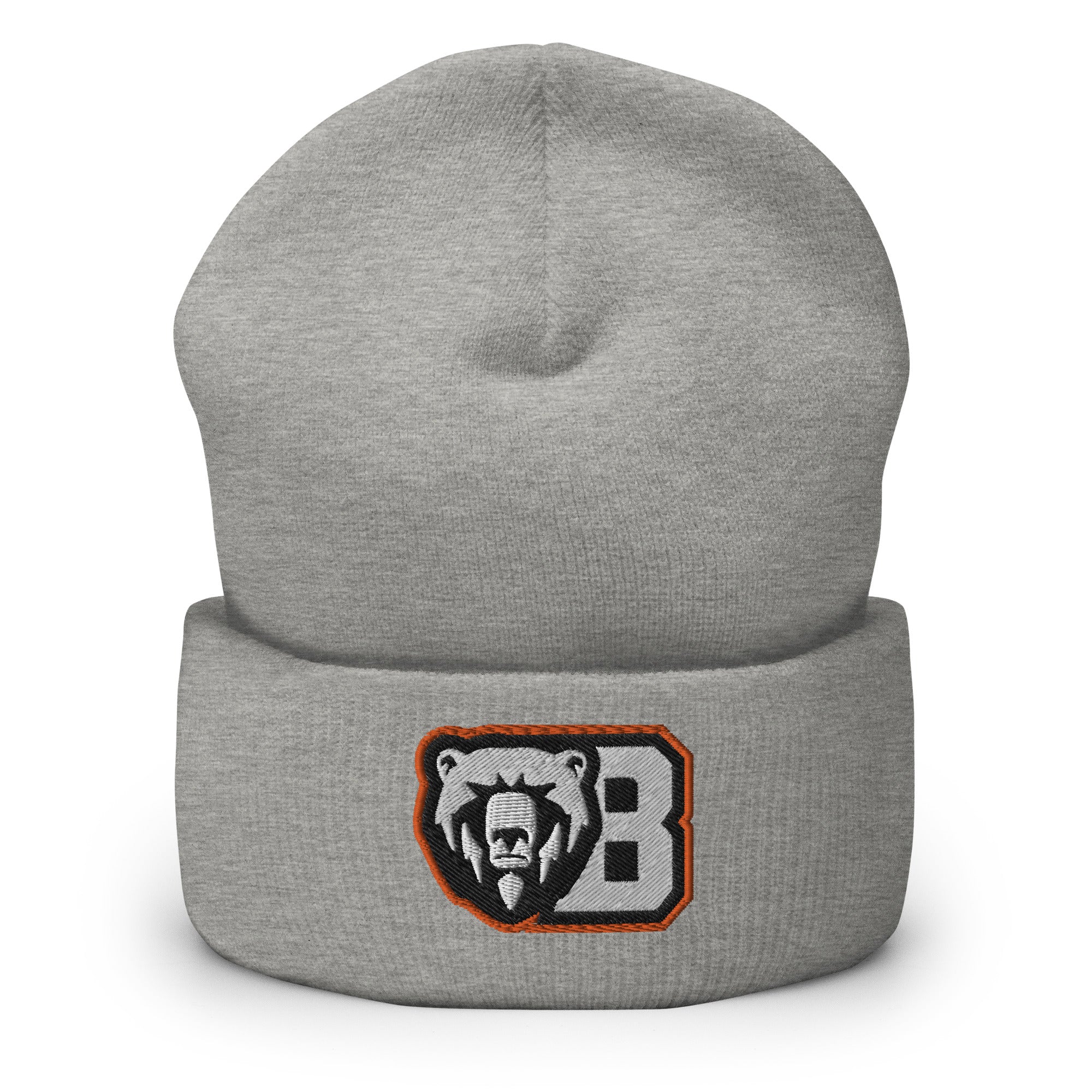 White Bear Lake Football Angry Bear B Cuffed Beanie