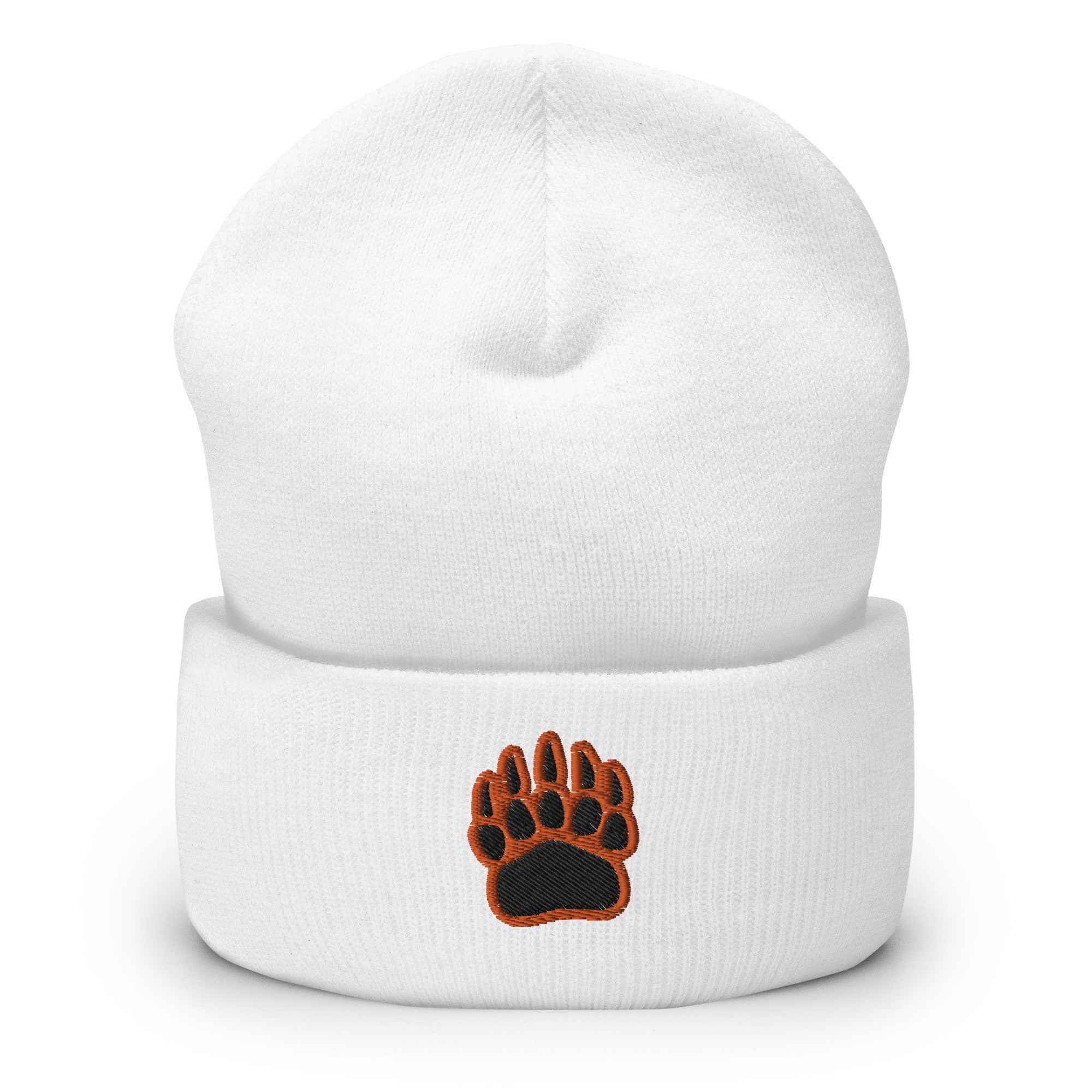 White Bear Lake Baseball Bear Track Cuffed Beanie