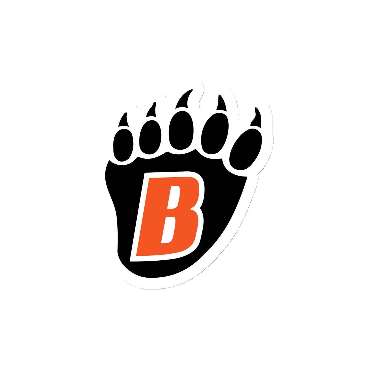 White Bear Lake Bear Paw Magnet