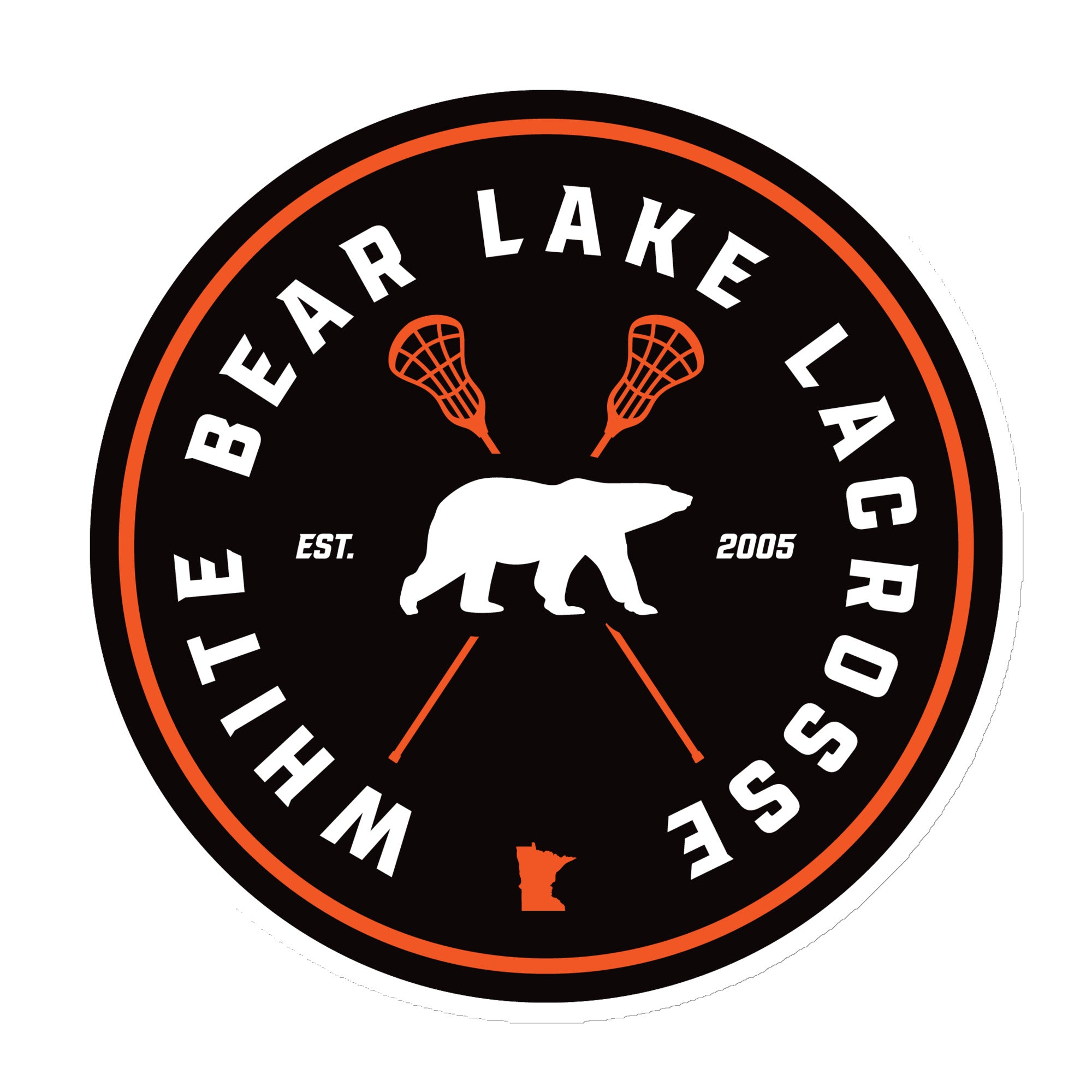 White Bear Lake Lacrosse Magnet