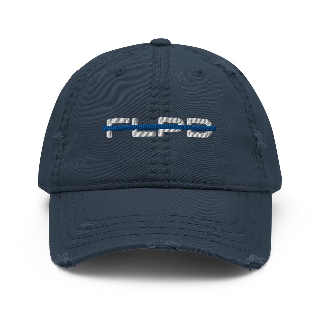 Forest Lake Police Relief Association TBL Distressed Unstructured Hat