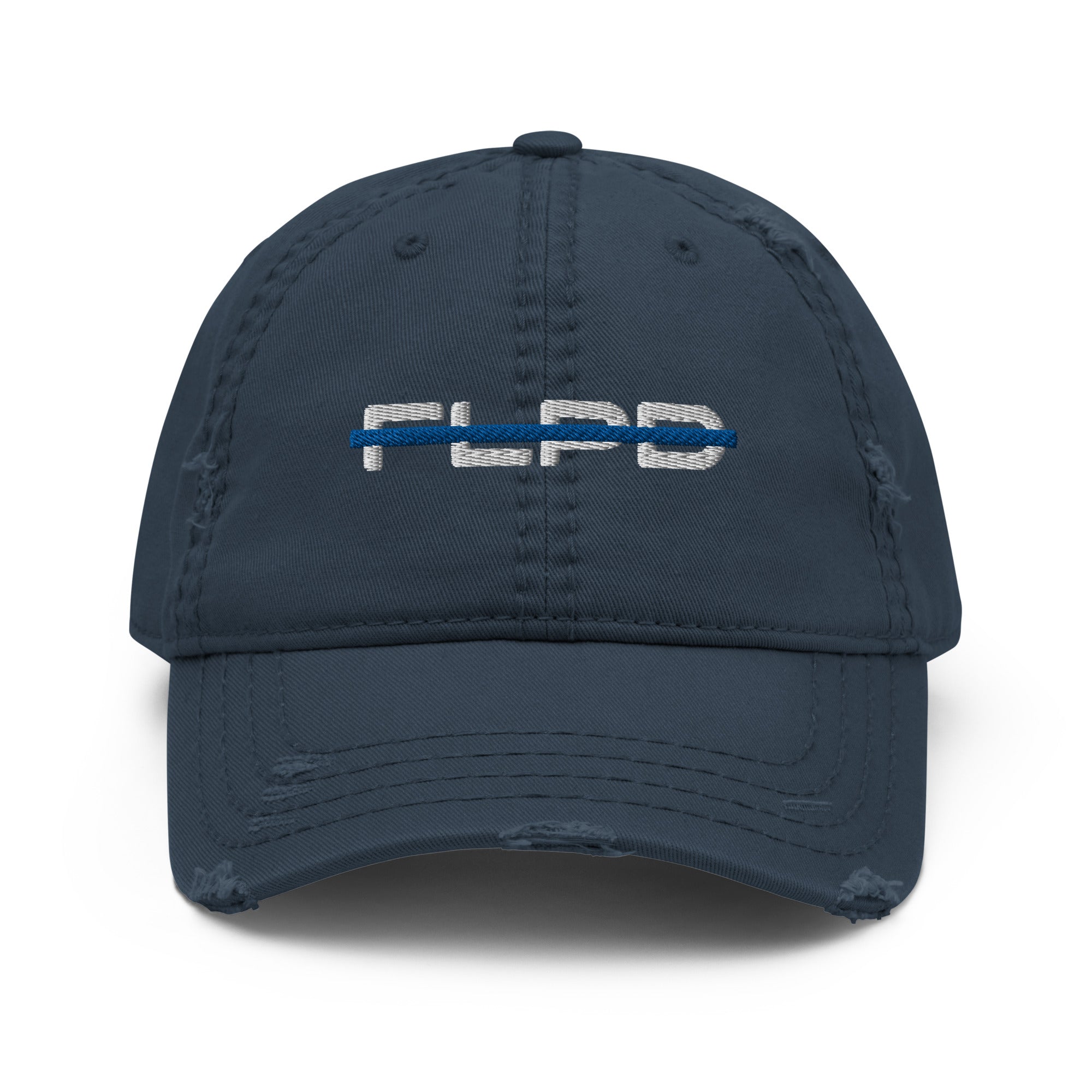 Forest Lake Police Relief Association TBL Distressed Unstructured Hat