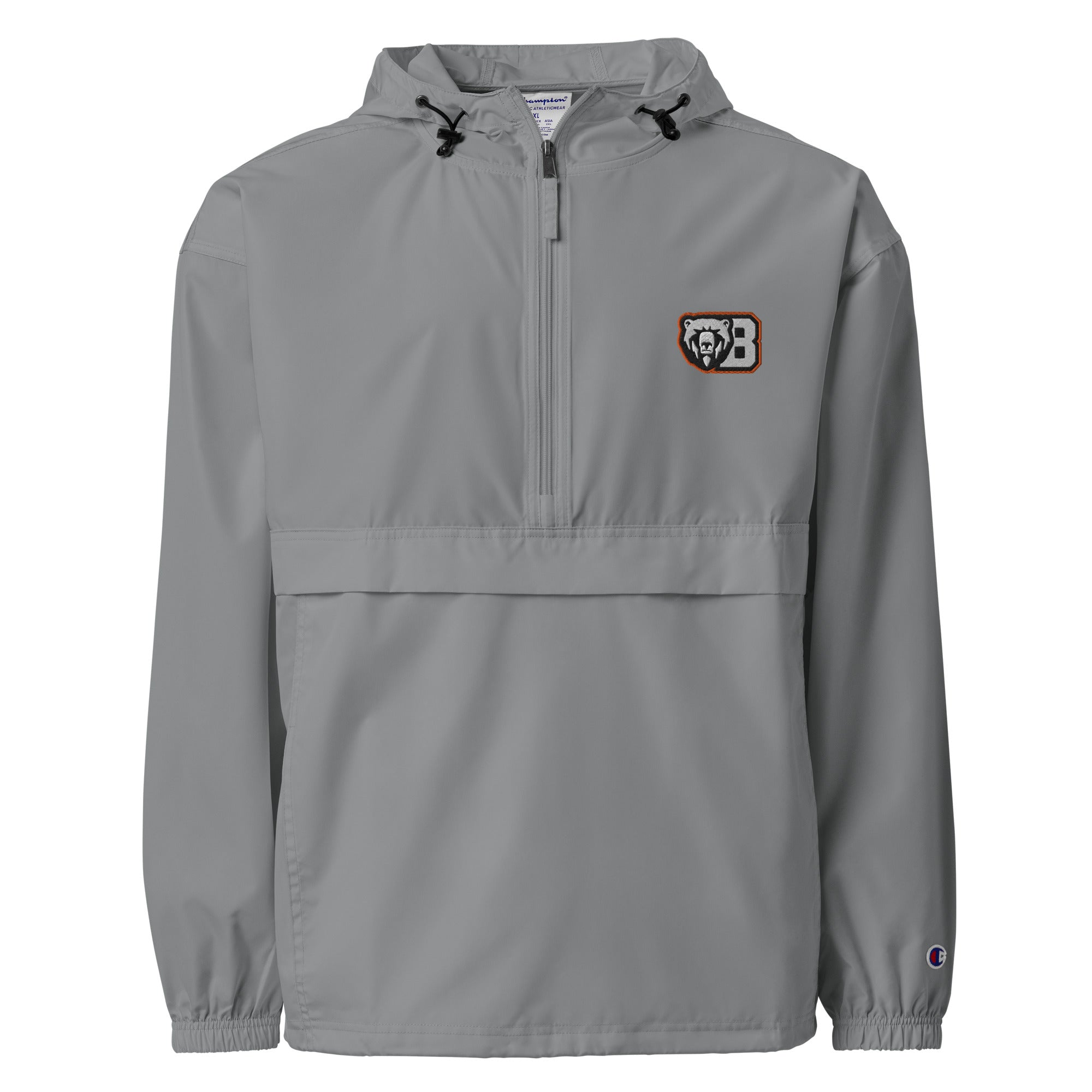 White Bear Lake Football Angry B Embroidered Champion Packable Jacket