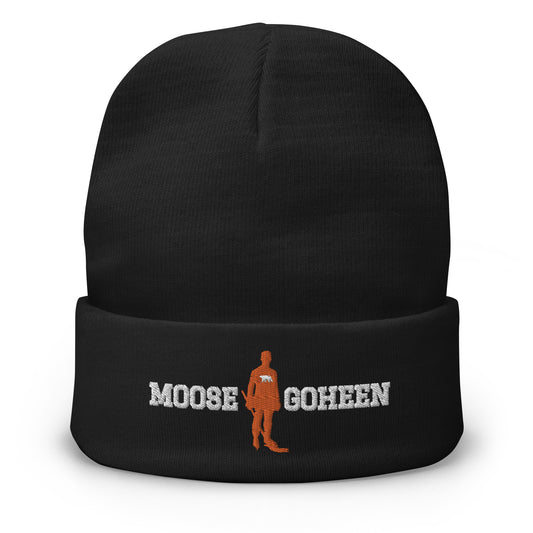 Moose Goheen Embroidered Beanie