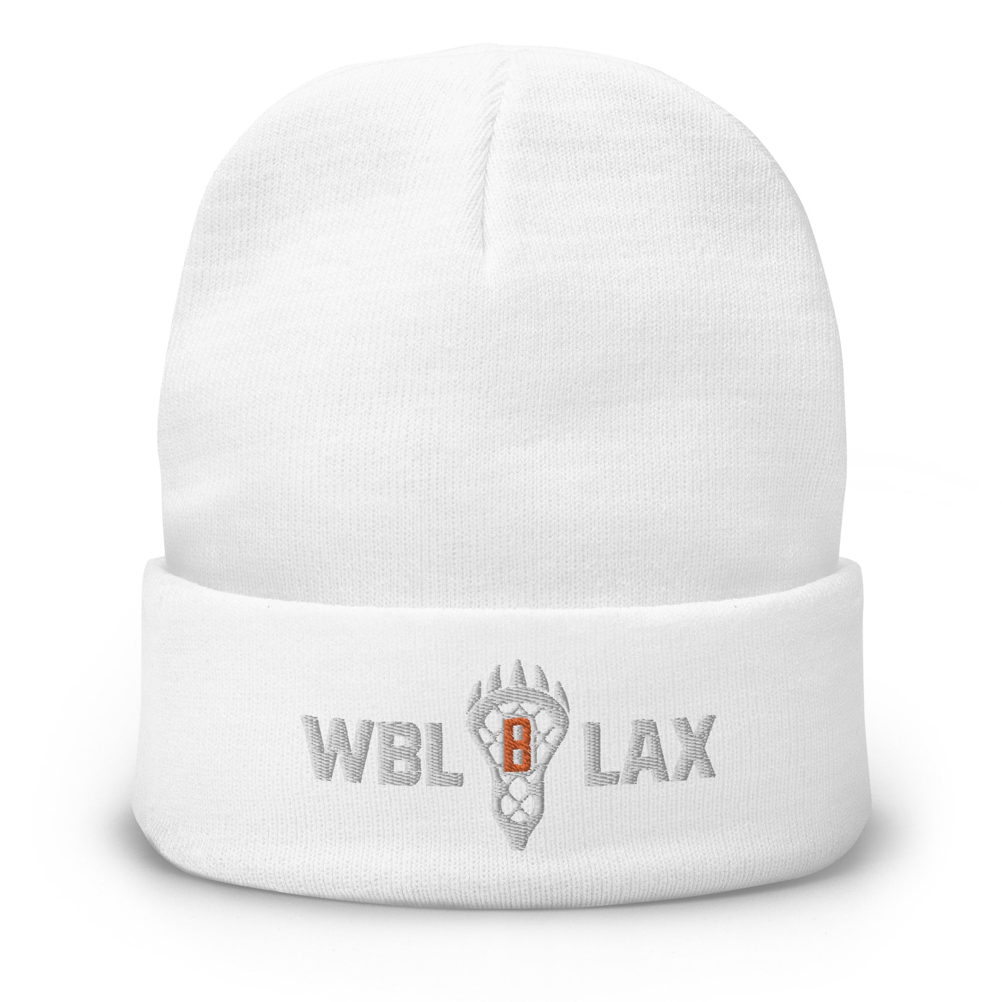 White Bear Lake Lacrosse Embroidered Beanie