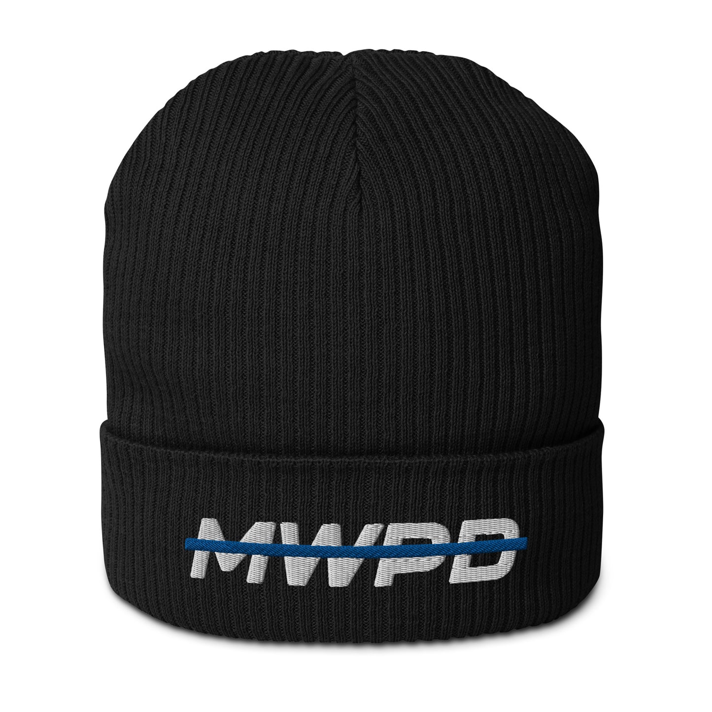 Maplewood Police Organic Ribbed beanie