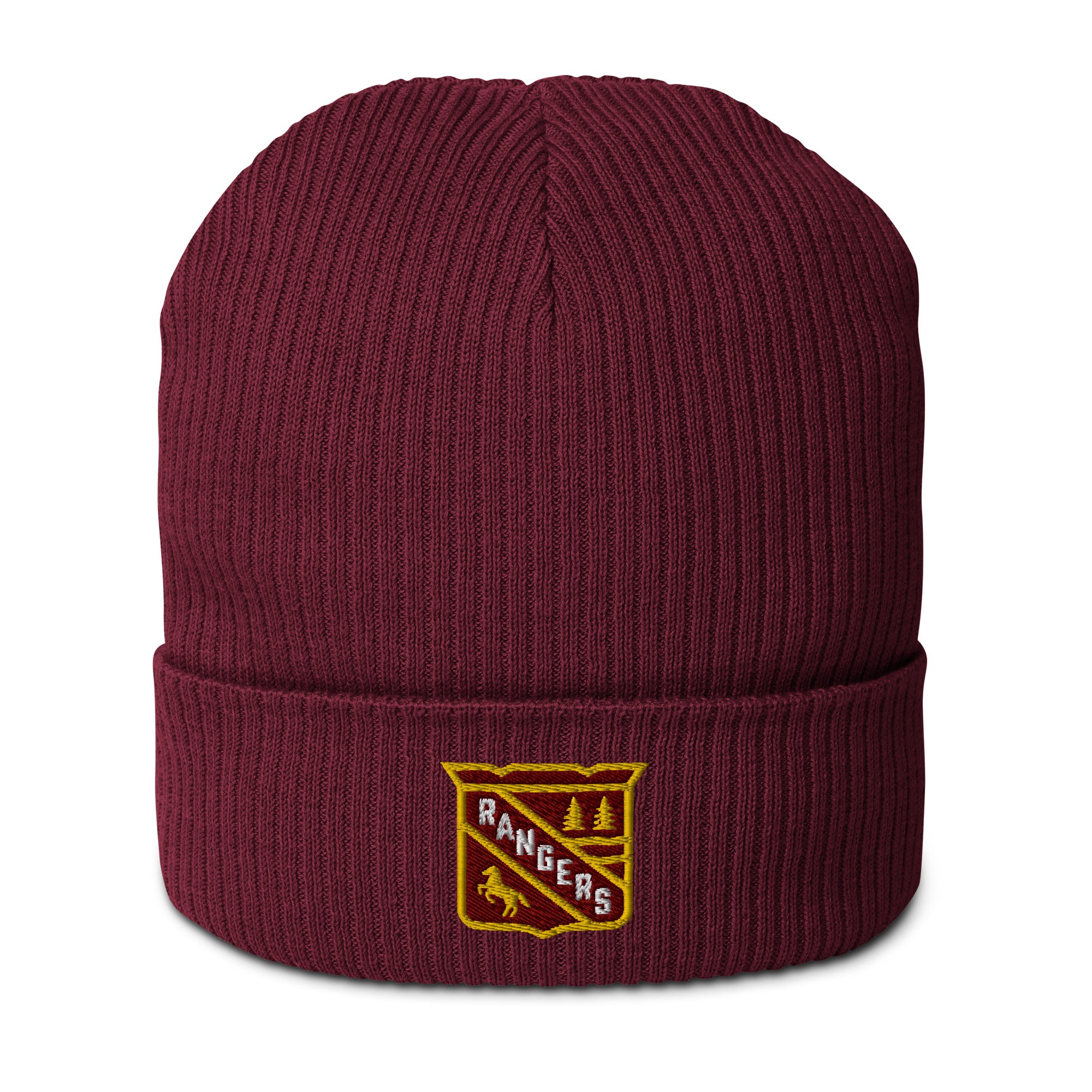 Forest Lake Hockey Ranger Shield Organic ribbed beanie