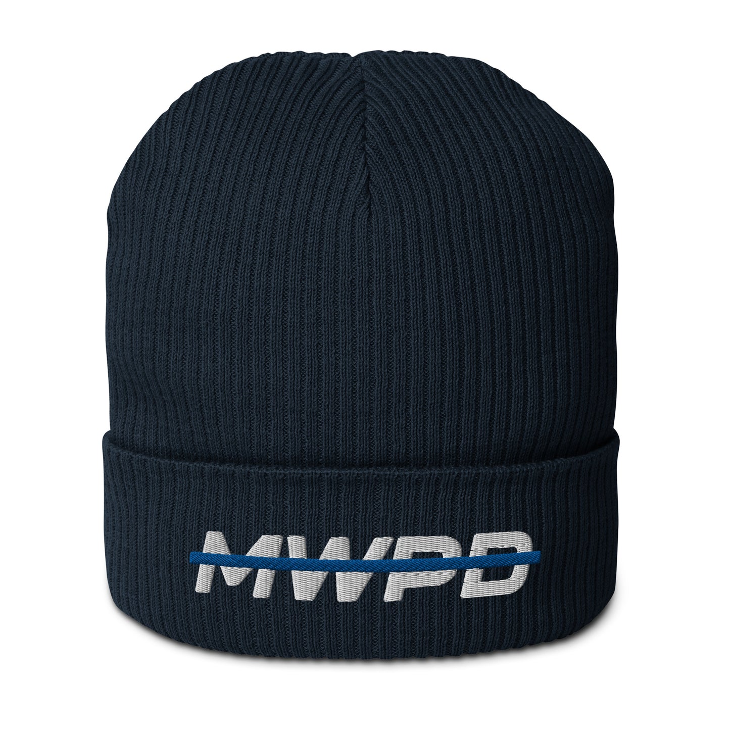 Maplewood Police Organic Ribbed beanie