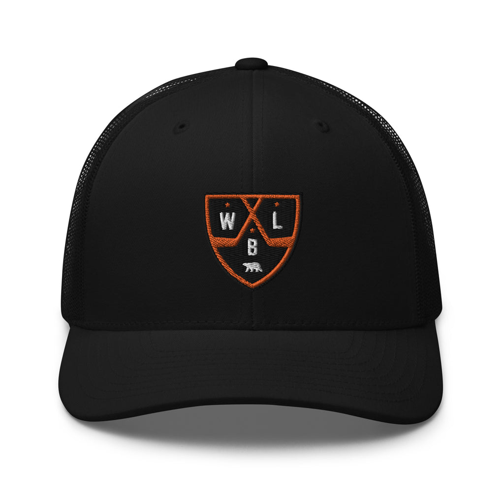 White Bear Lake Hockey Shield Trucker Cap
