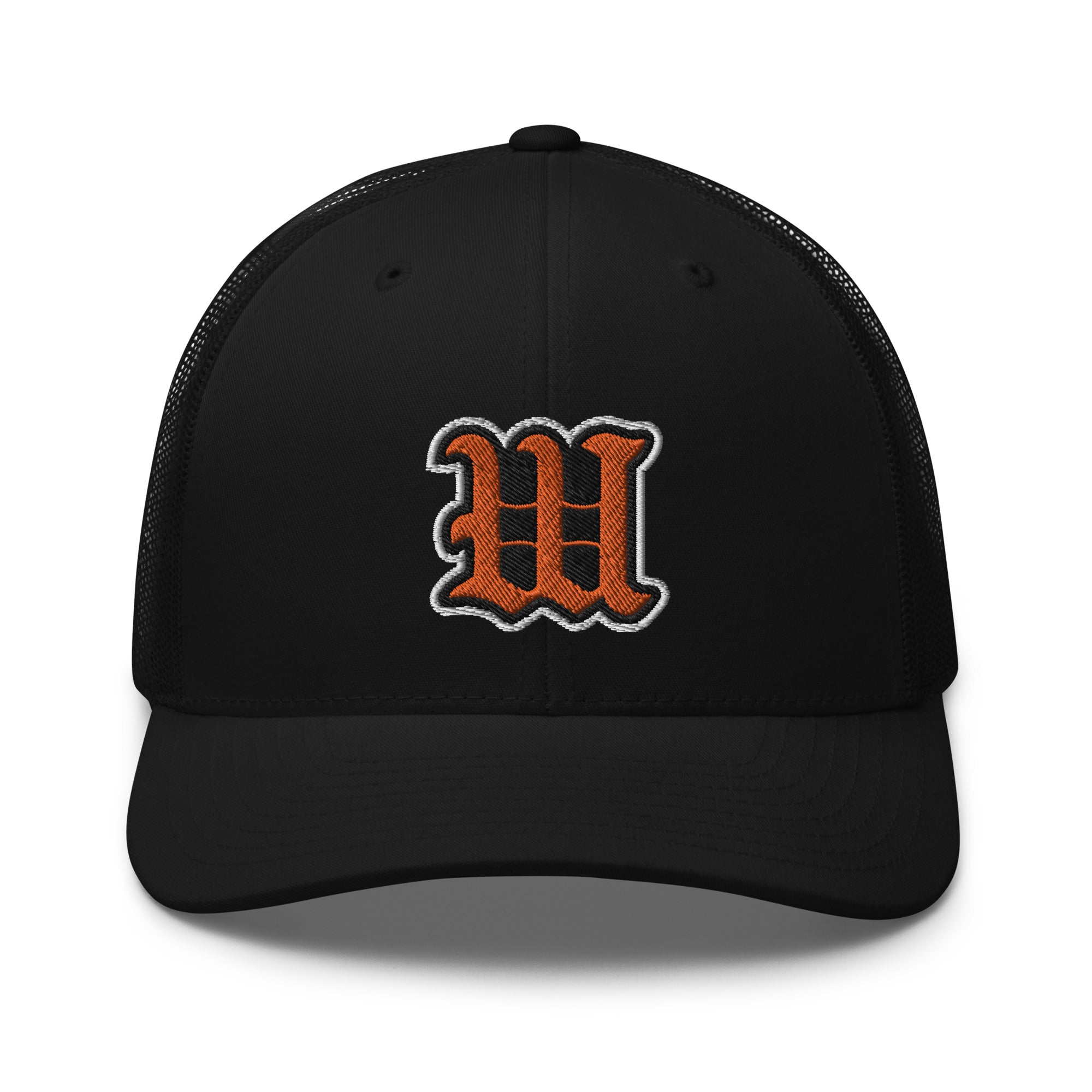 White Bear Lake Baseball Blackletter W Trucker Cap