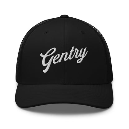 Gentry Academy Script Trucker Cap