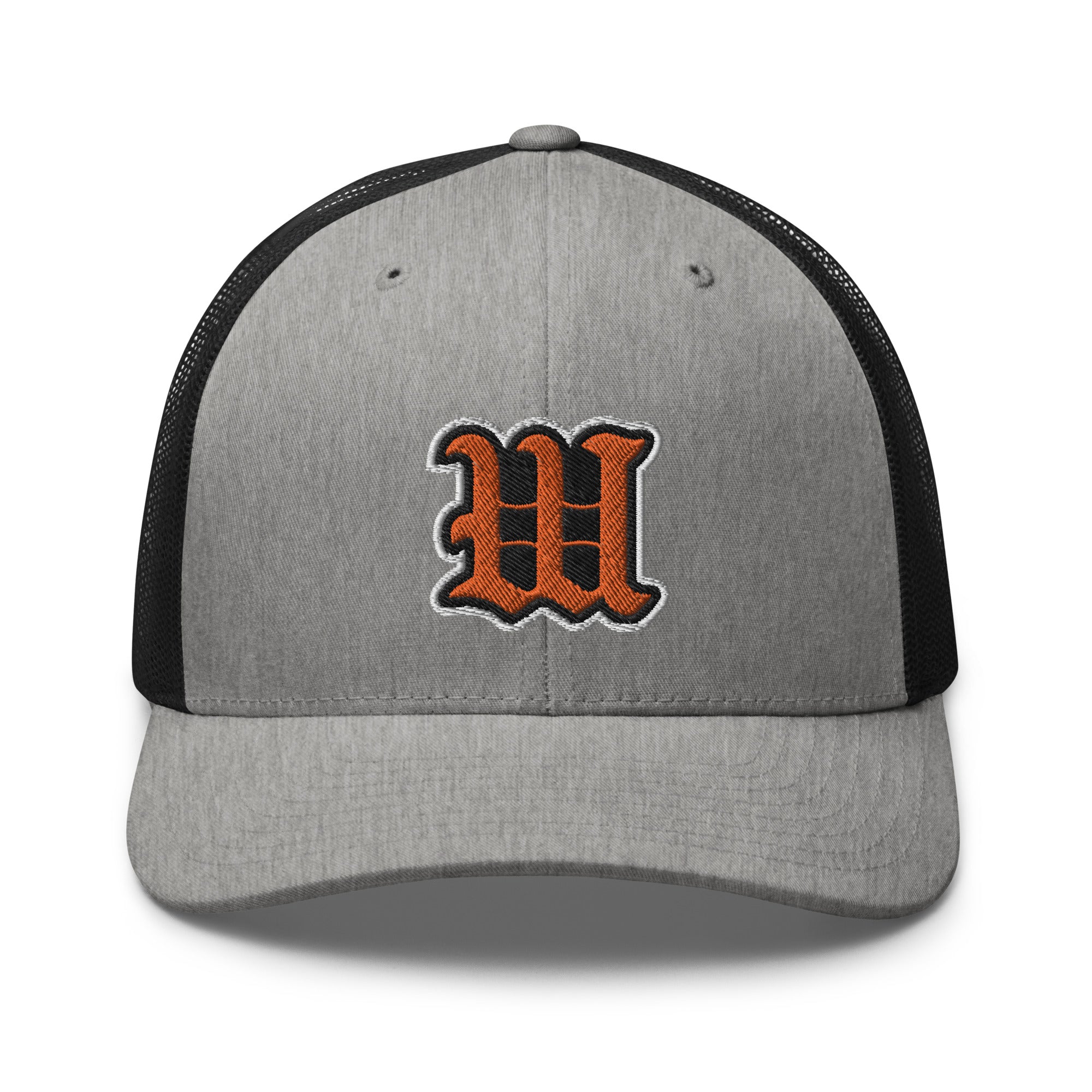 White Bear Lake Baseball Blackletter W Trucker Cap