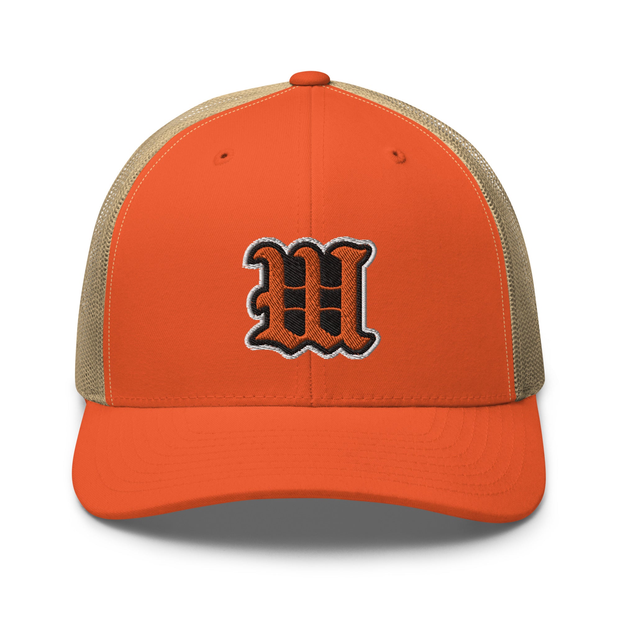 White Bear Lake Baseball Blackletter W Trucker Cap
