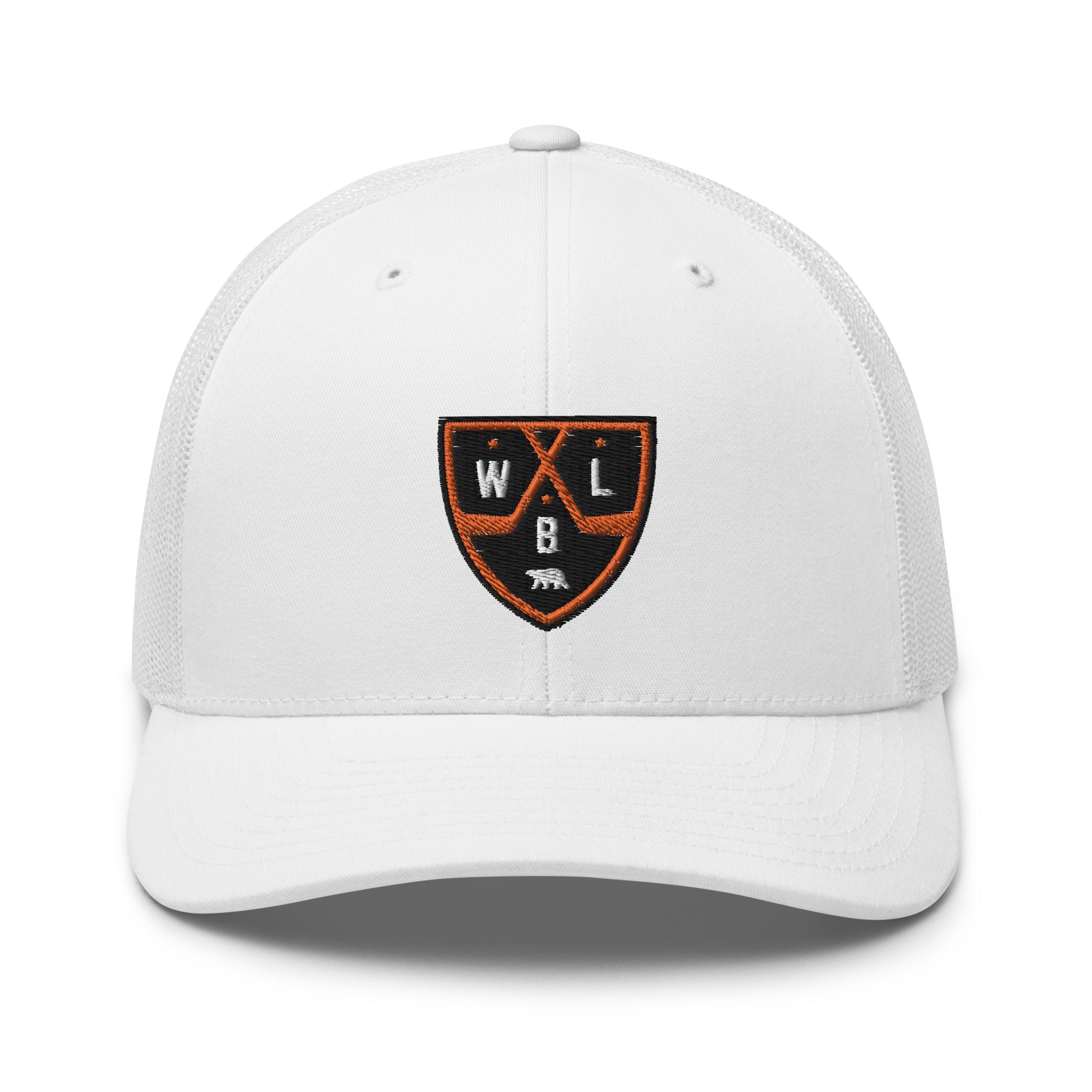 White Bear Lake Hockey Shield Trucker Cap