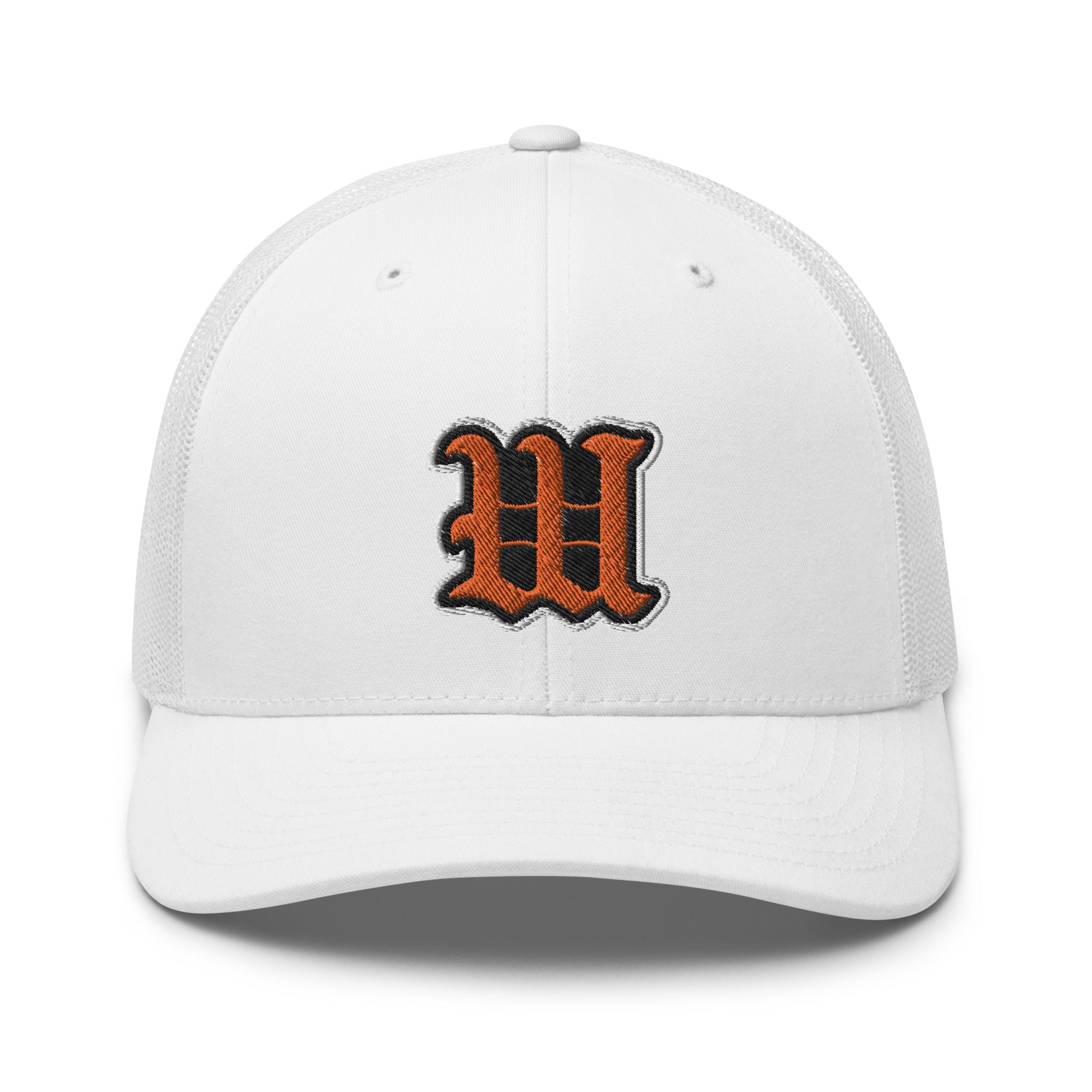 White Bear Lake Baseball Blackletter W Trucker Cap
