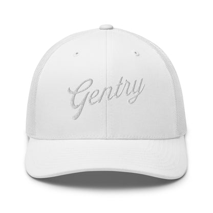 Gentry Academy Script Trucker Cap