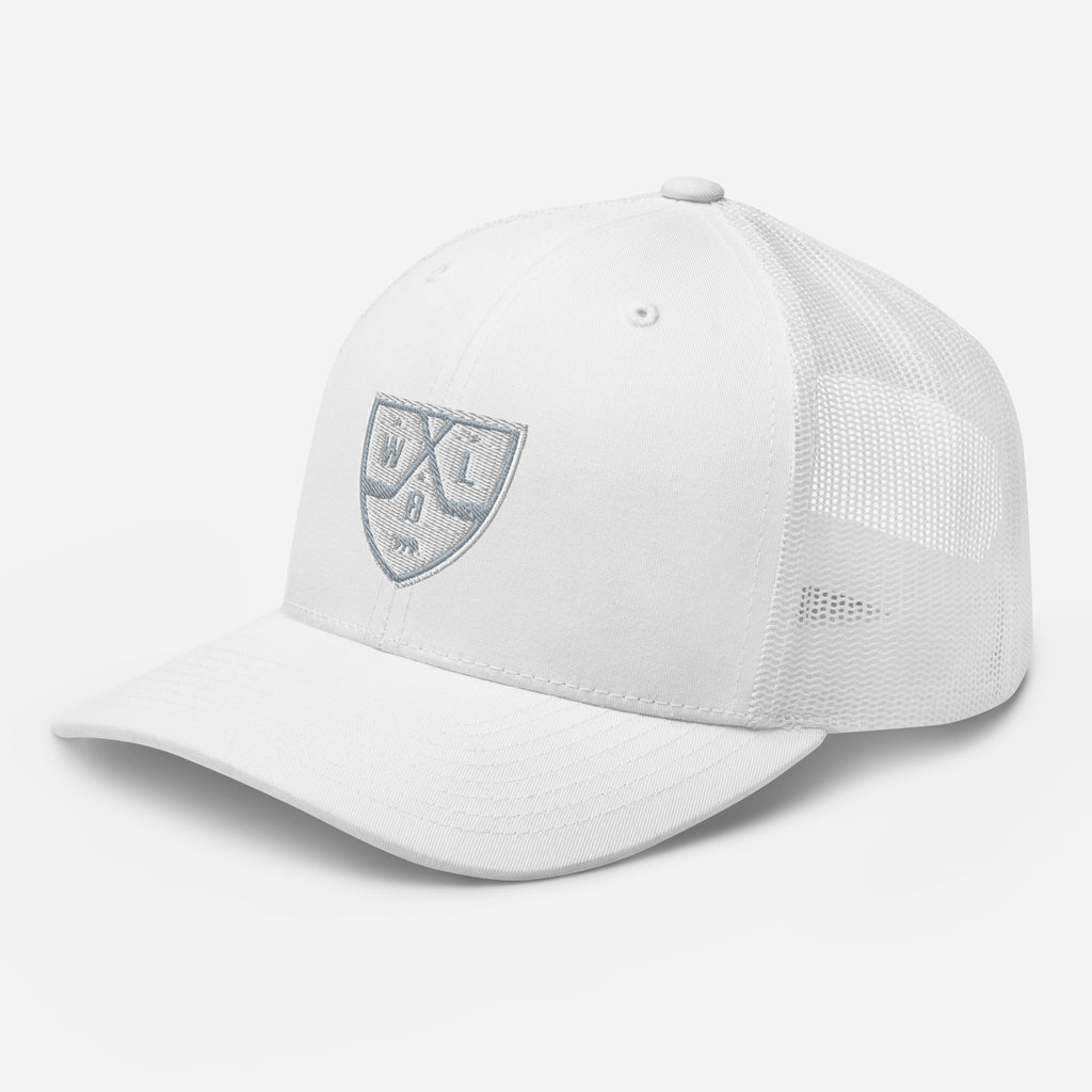 White Bear Lake Hockey Ghost Shield Trucker Cap