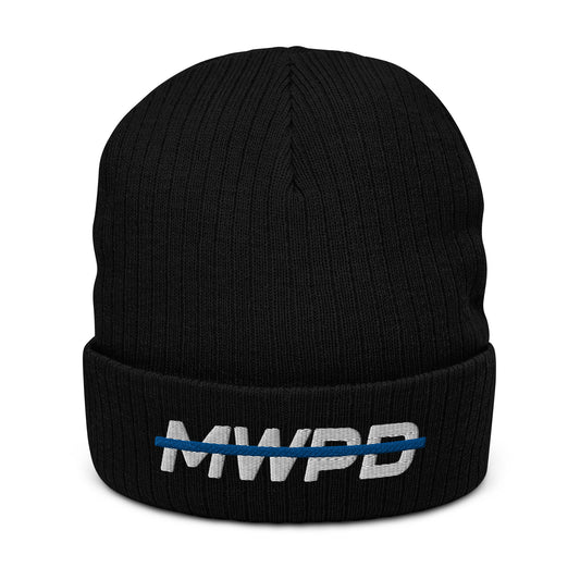 Maplewood Police Ribbed Knit Beanie