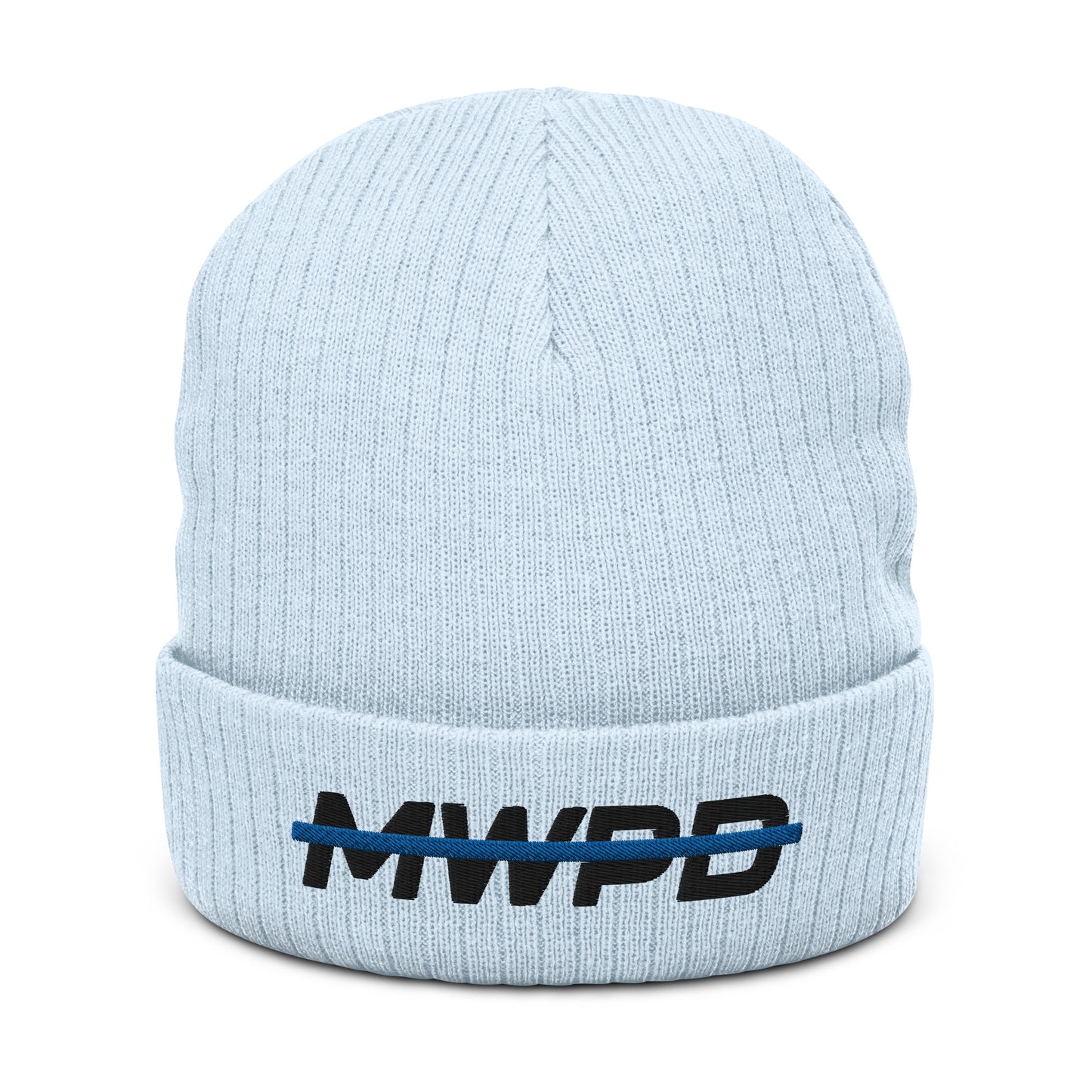 Maplewood Police Ribbed Knit Beanie