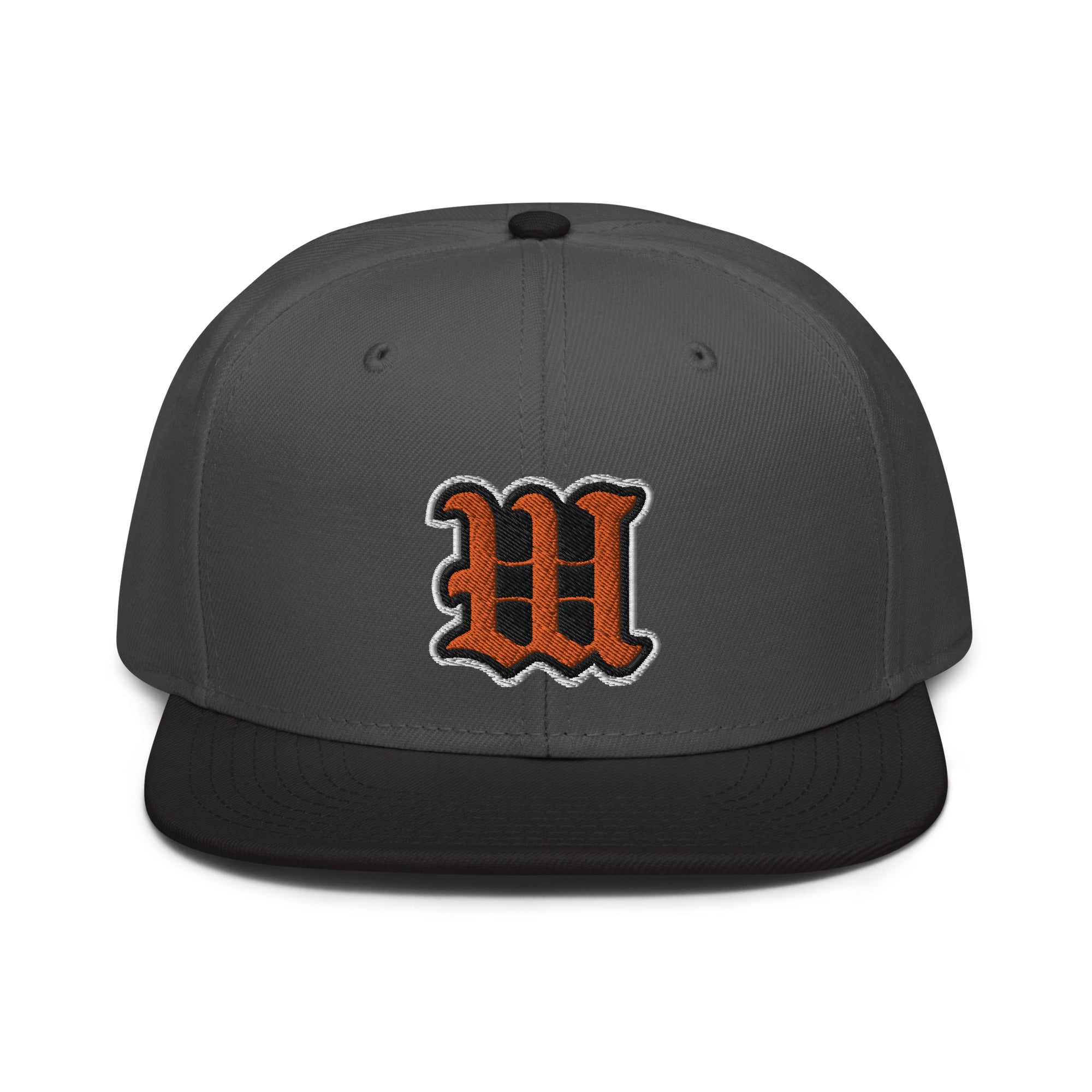 White Bear Lake Baseball Blackletter W Snapback Hat