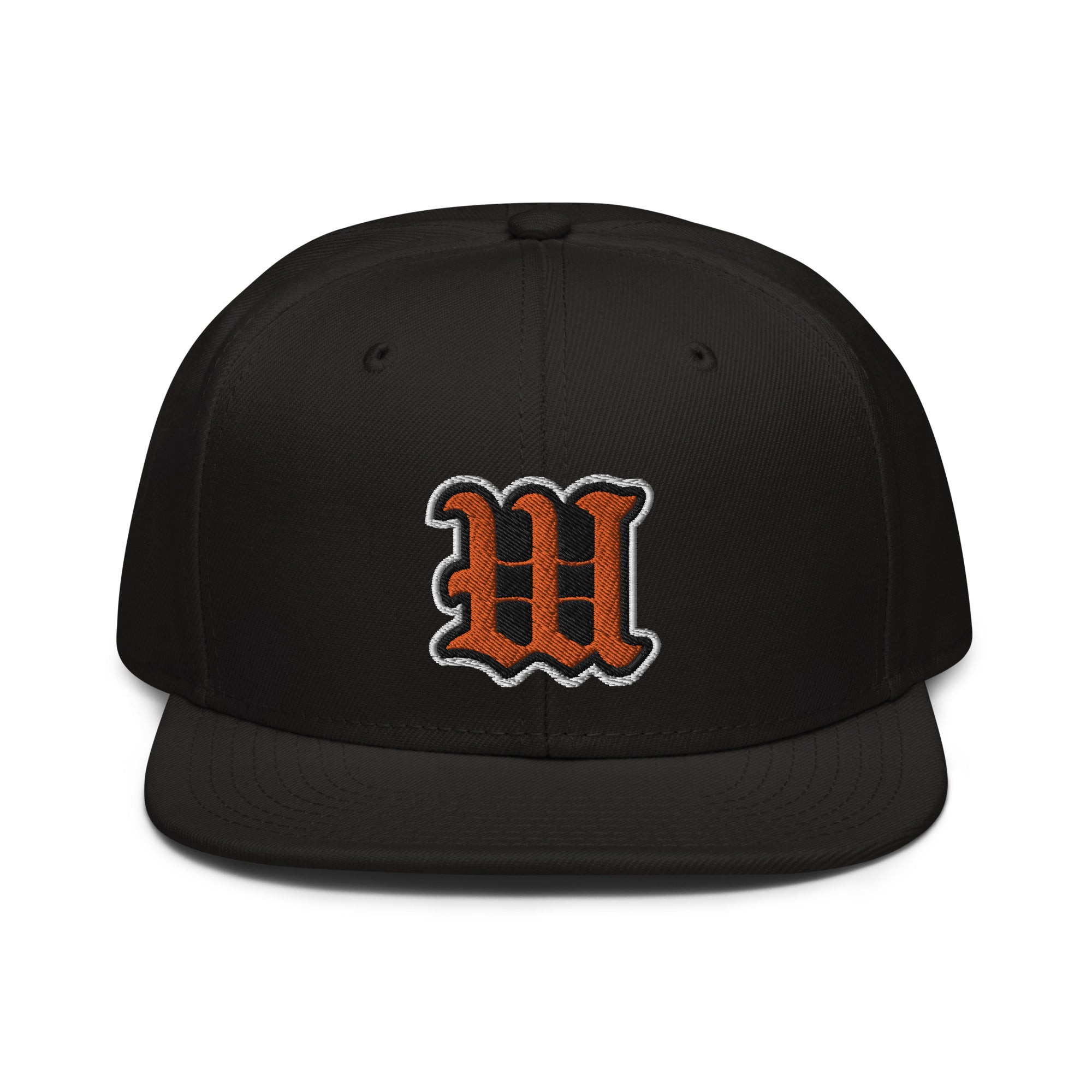 White Bear Lake Baseball Blackletter W Snapback Hat