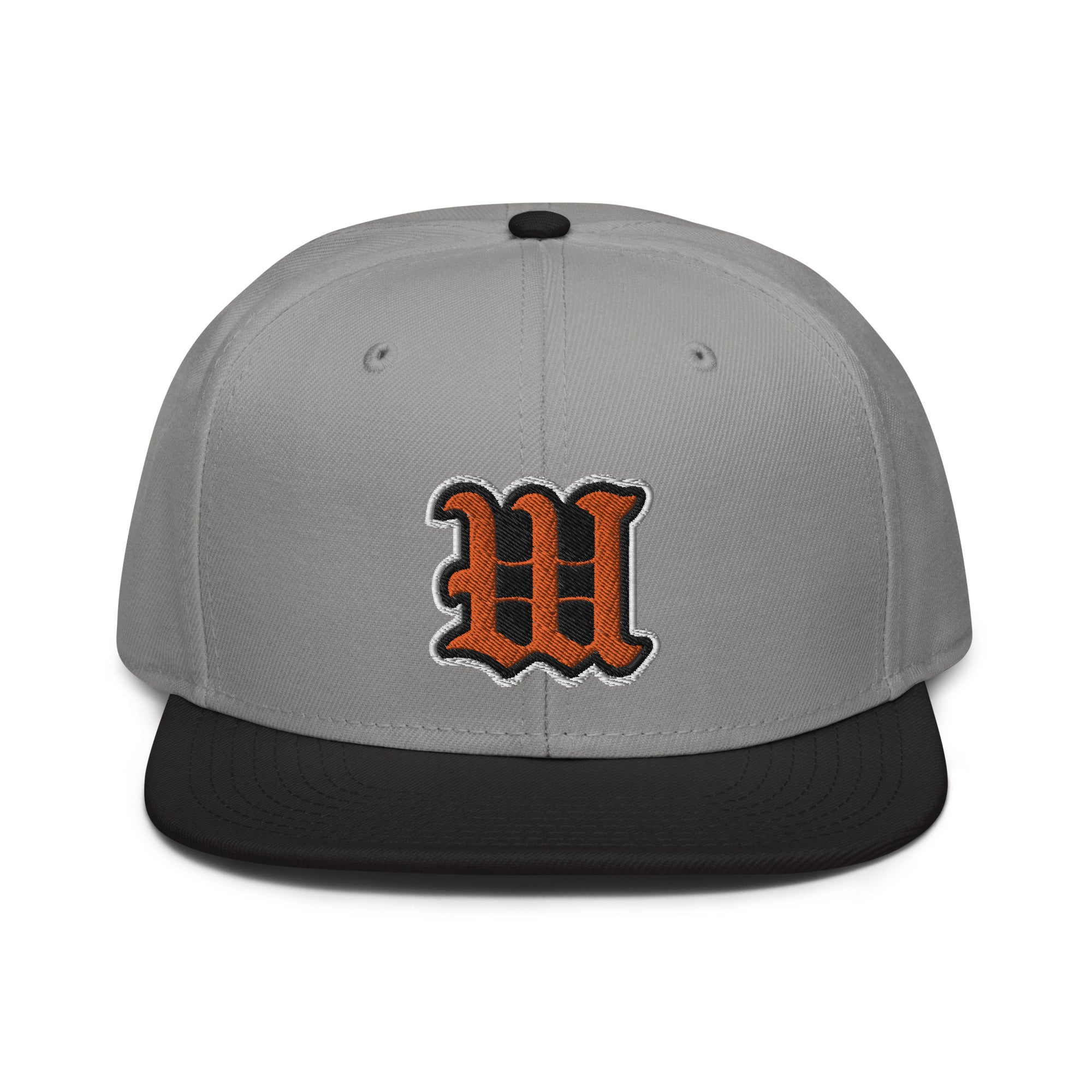 White Bear Lake Baseball Blackletter W Snapback Hat