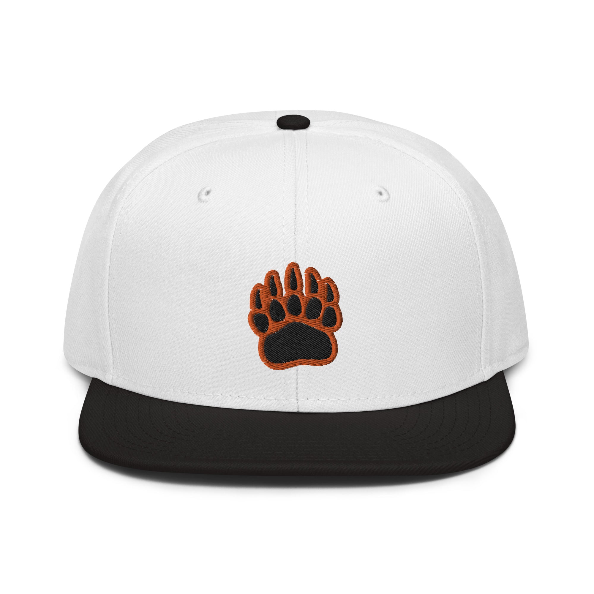 White Bear Lake Baseball Bear Track Snapback Hat