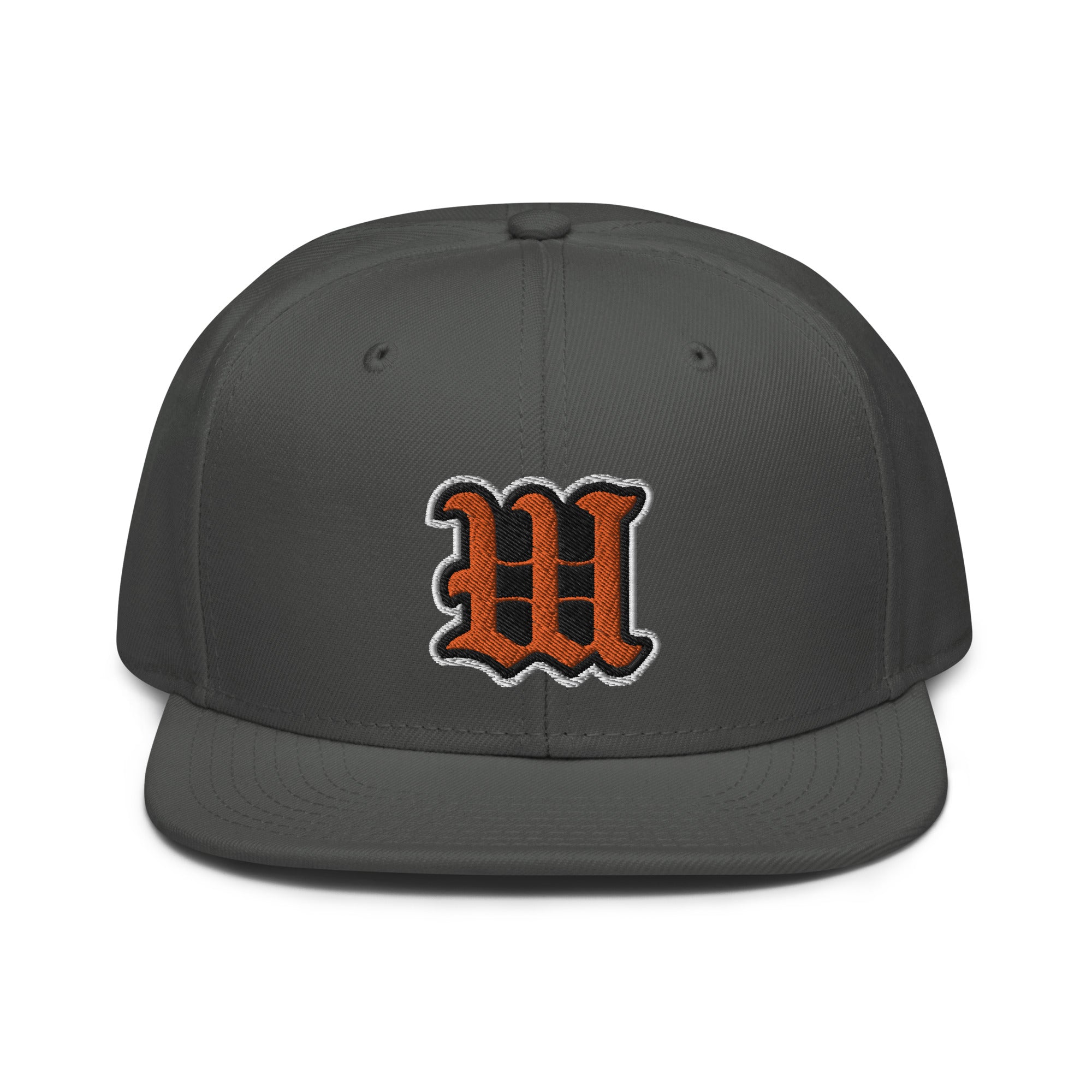 White Bear Lake Baseball Blackletter W Snapback Hat