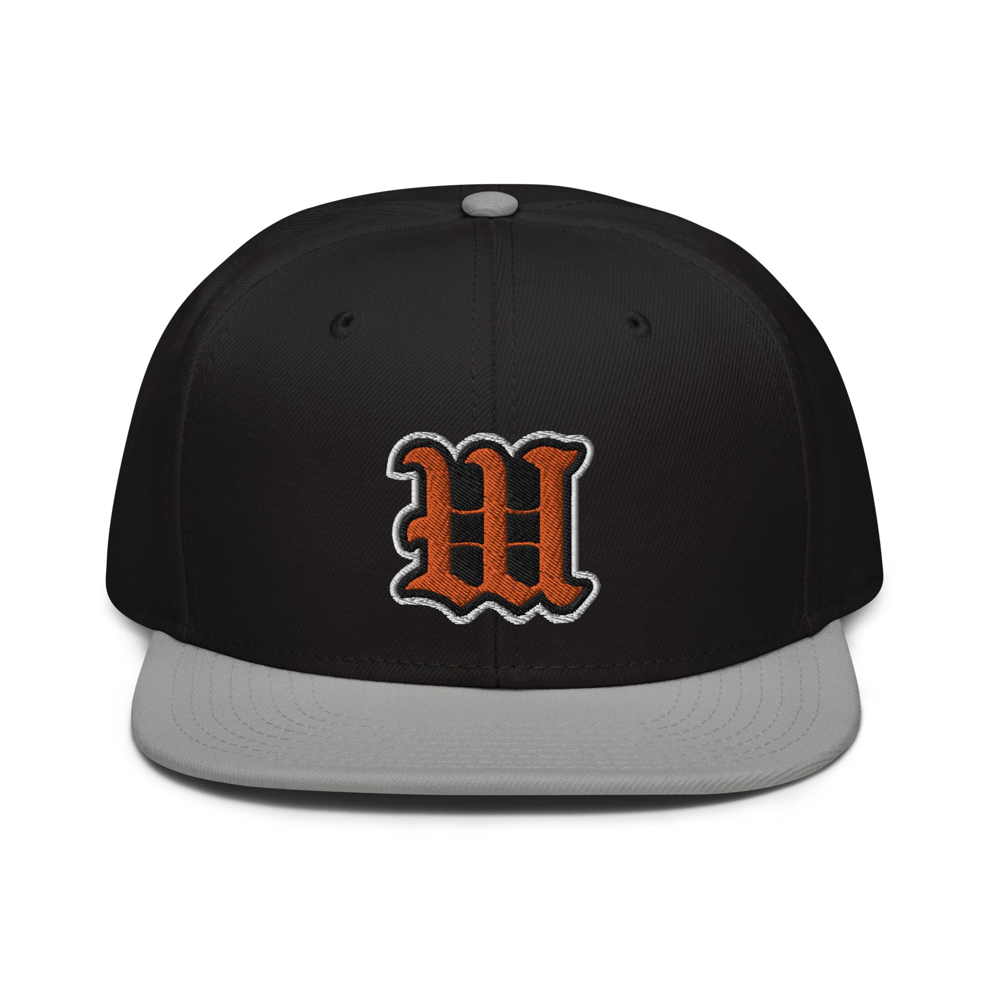 White Bear Lake Baseball Blackletter W Snapback Hat