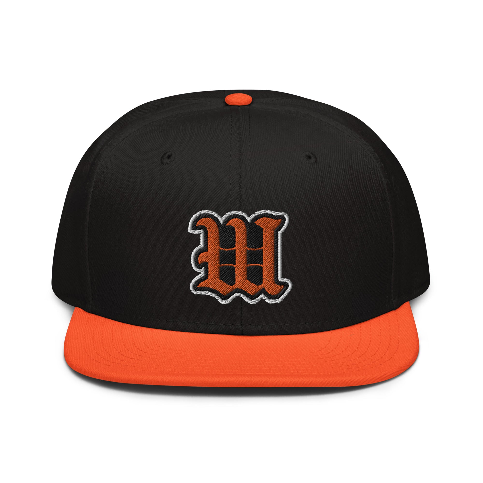 White Bear Lake Baseball Blackletter W Snapback Hat