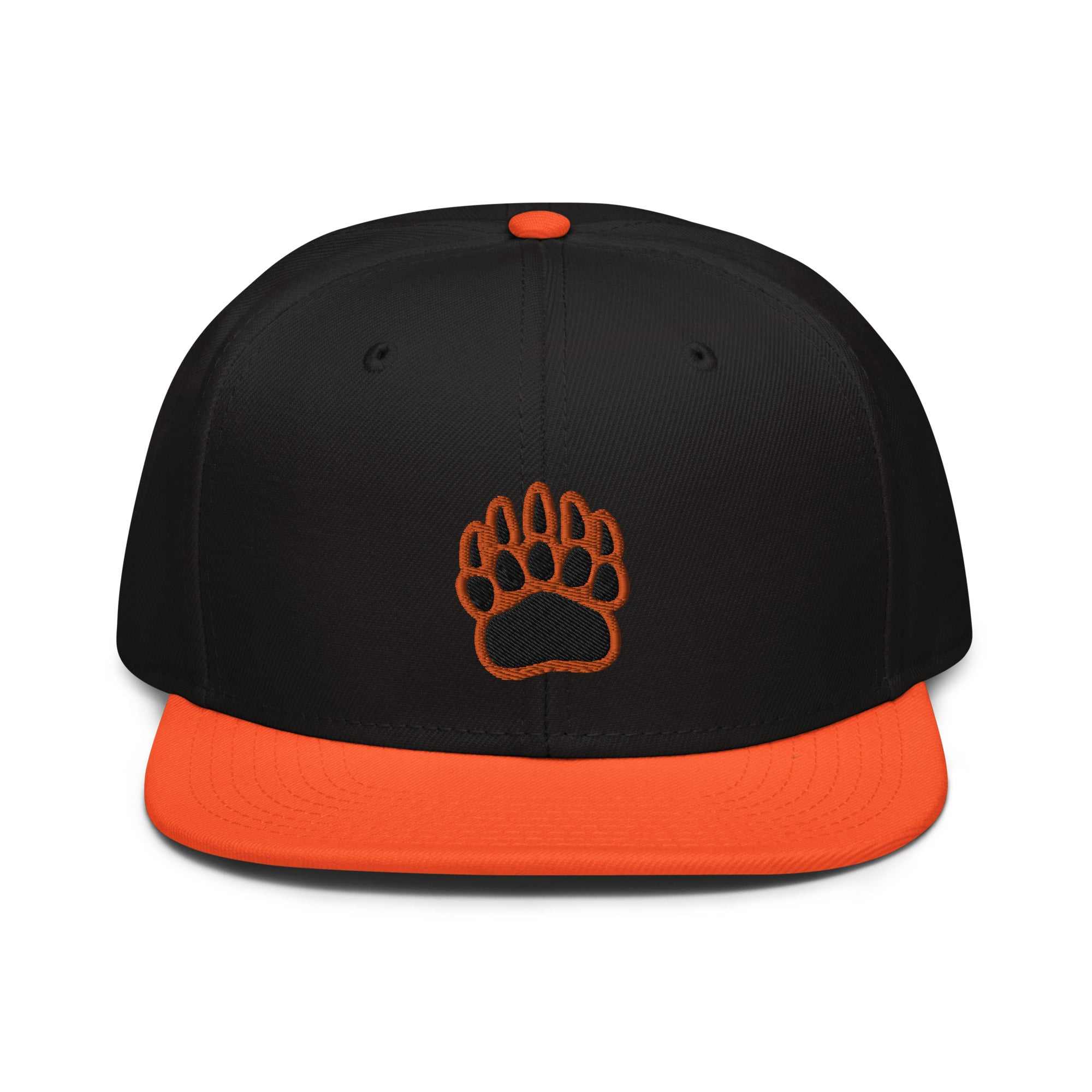White Bear Lake Baseball Bear Track Snapback Hat