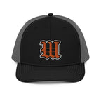 White Bear Lake Baseball Blackletter W Trucker Cap